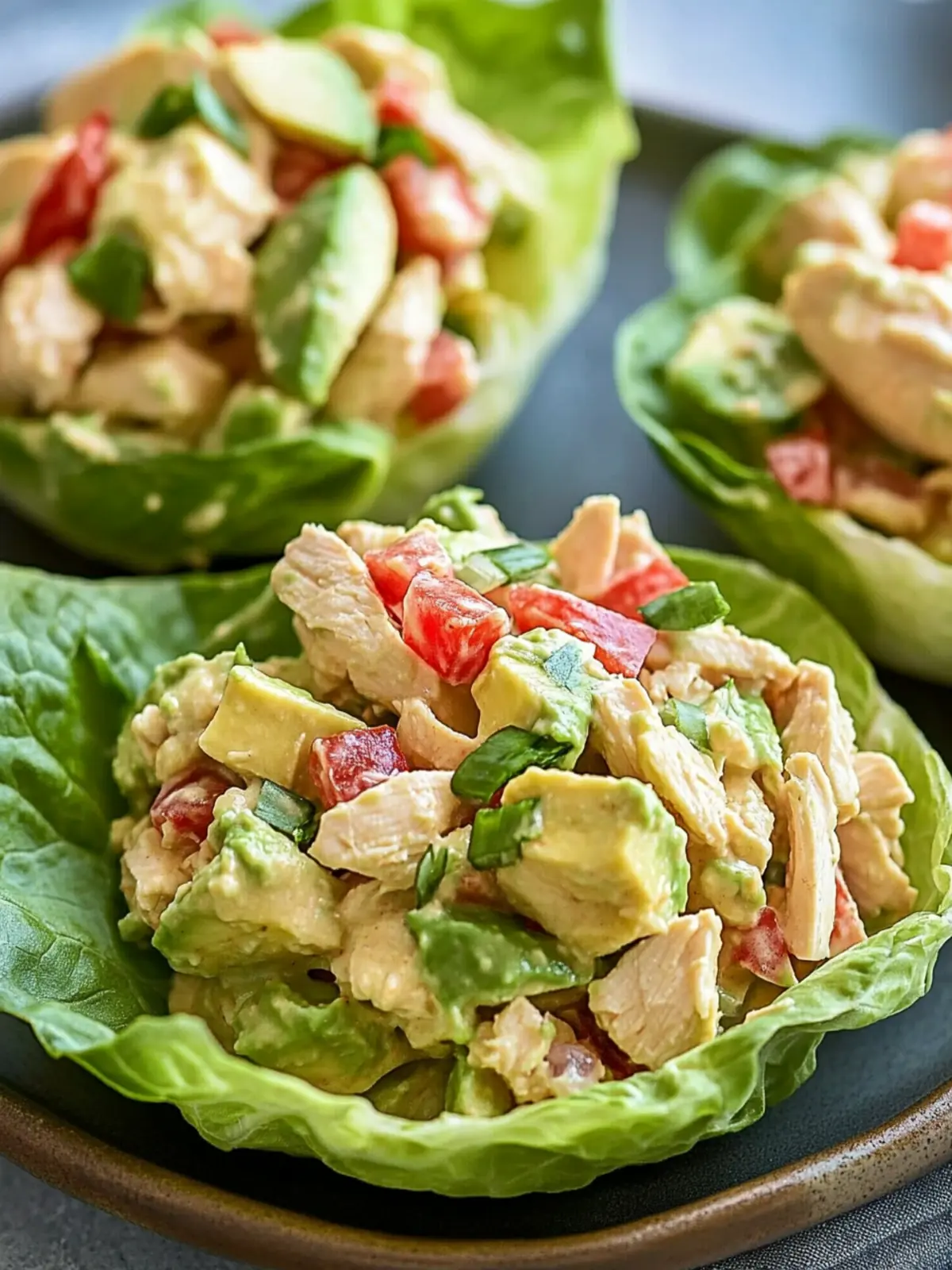 Best Avocado Chicken Salad Lettuce Wraps – Light and Zesty Delight 3 Best Avocado Chicken Salad Lettuce Wraps Recipe