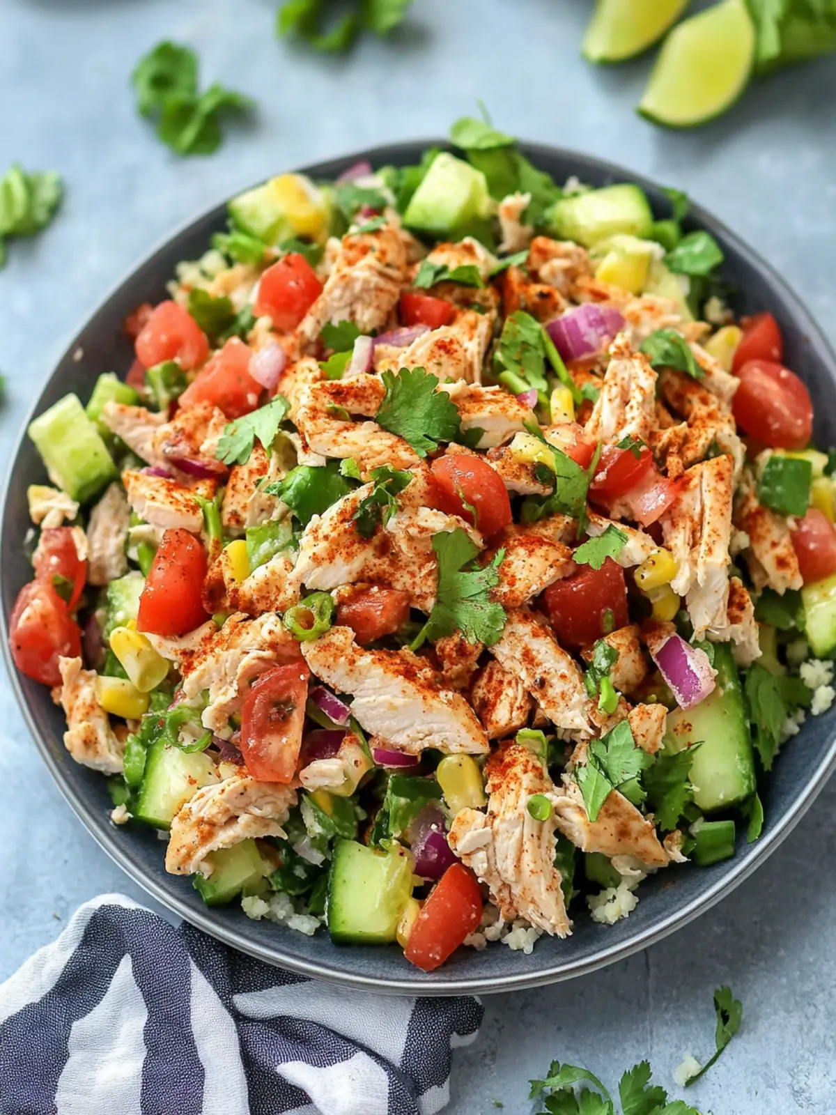 Keto Cottage Cheese Cajun Chicken Salad for Bold Lunchtime Bliss 5 Keto Cottage Cheese Cajun Chicken Salad