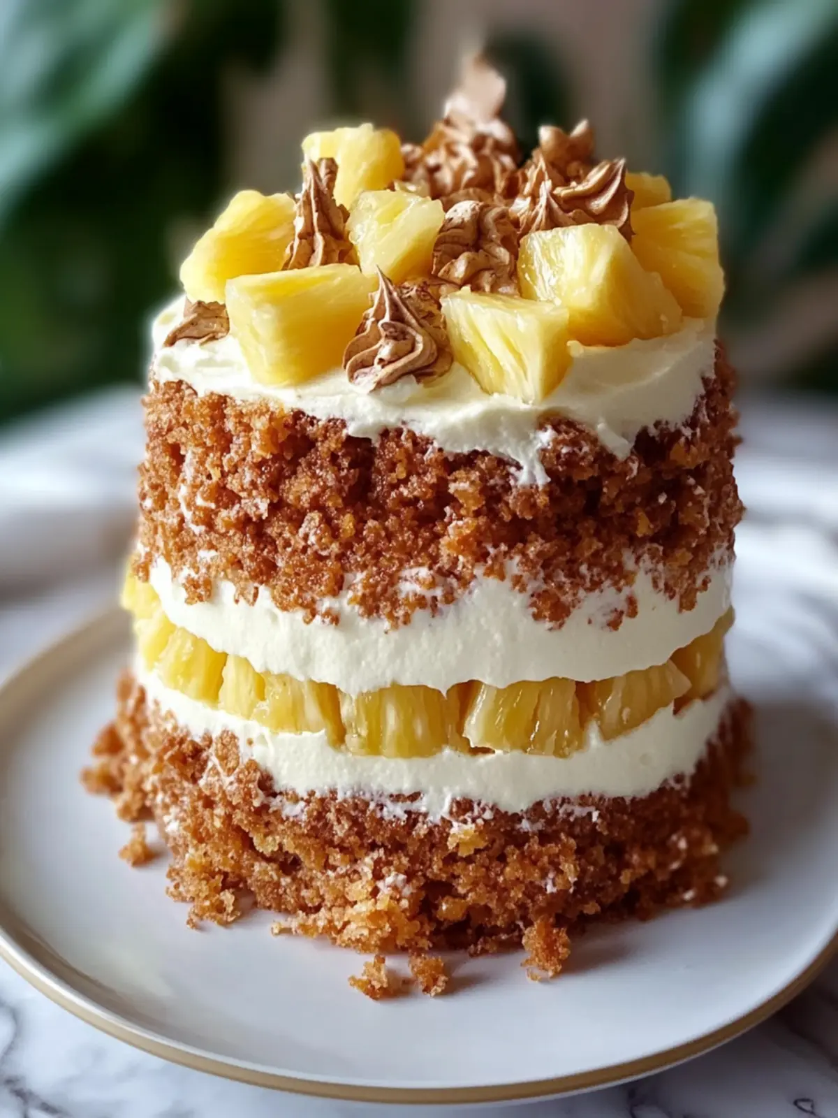 Hawaiian Carrot Pineapple Cake