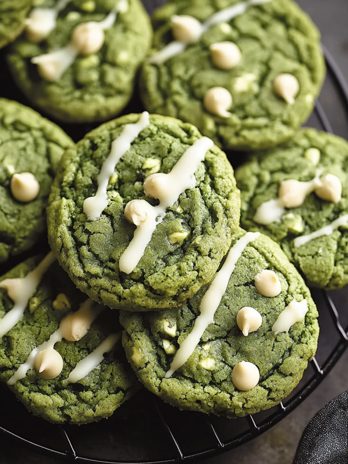 Matcha White Chocolate Cookies