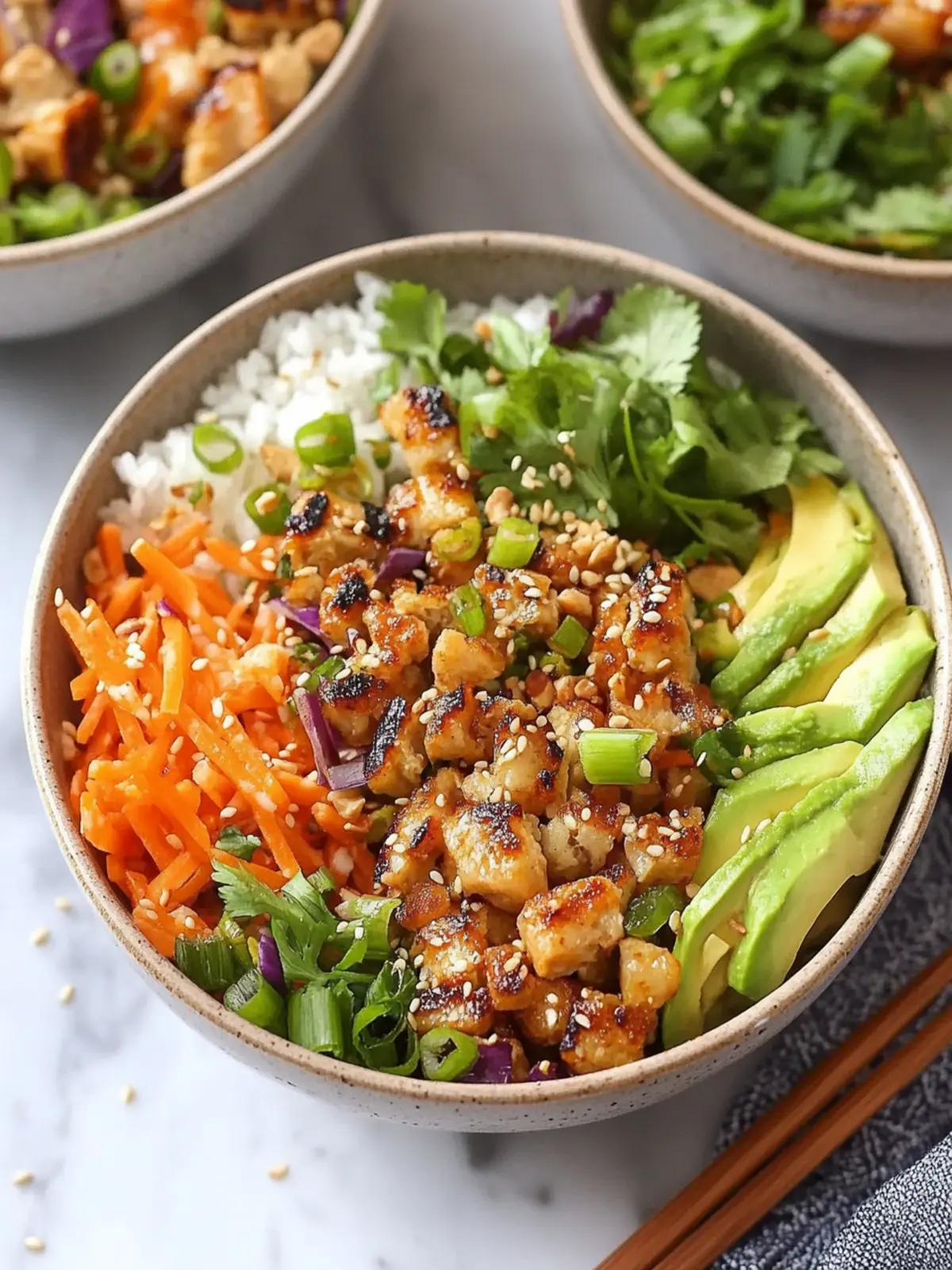 Vibrant Egg Roll in a Bowl