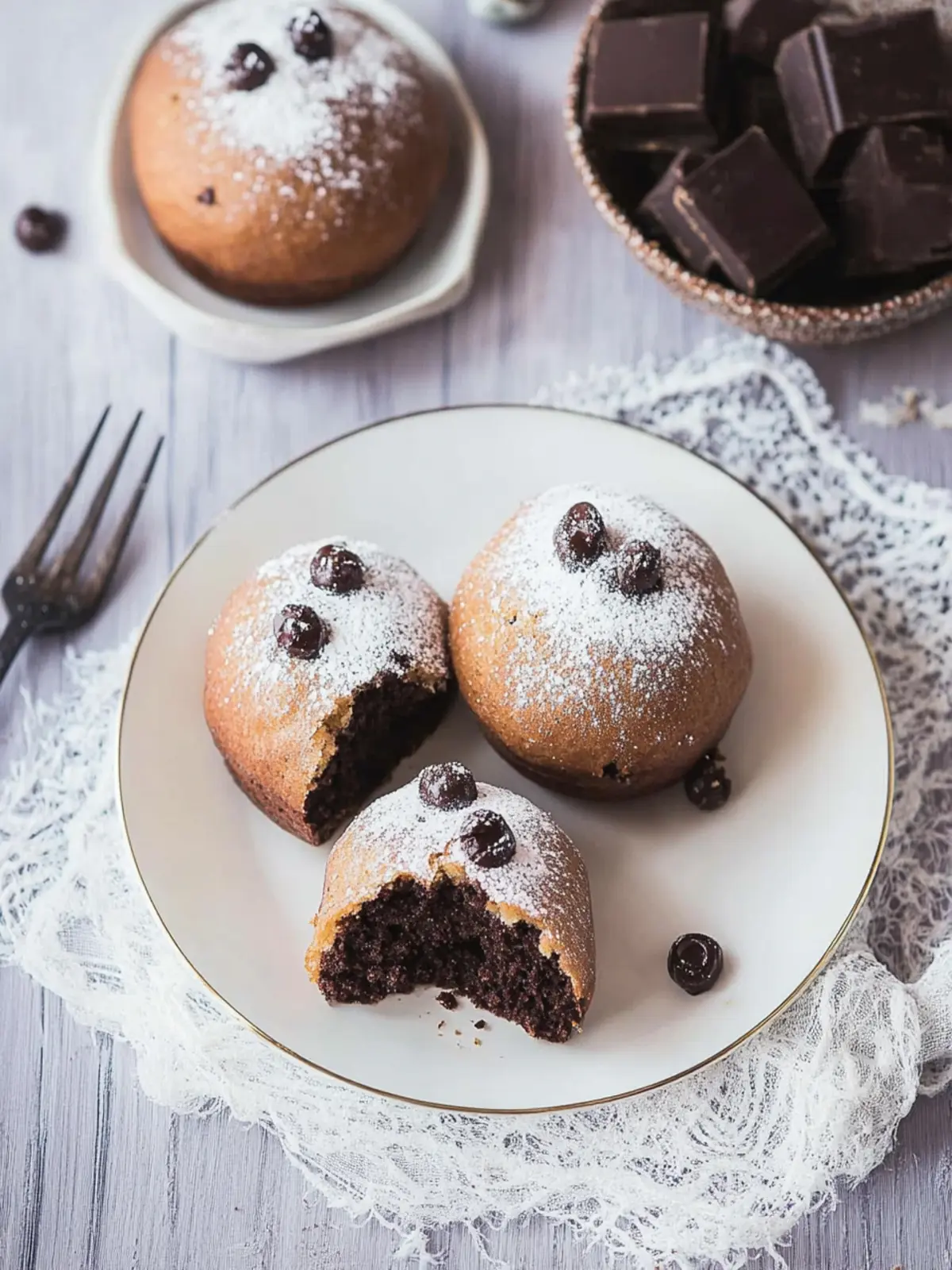Briochettes aux pépites de chocolat
