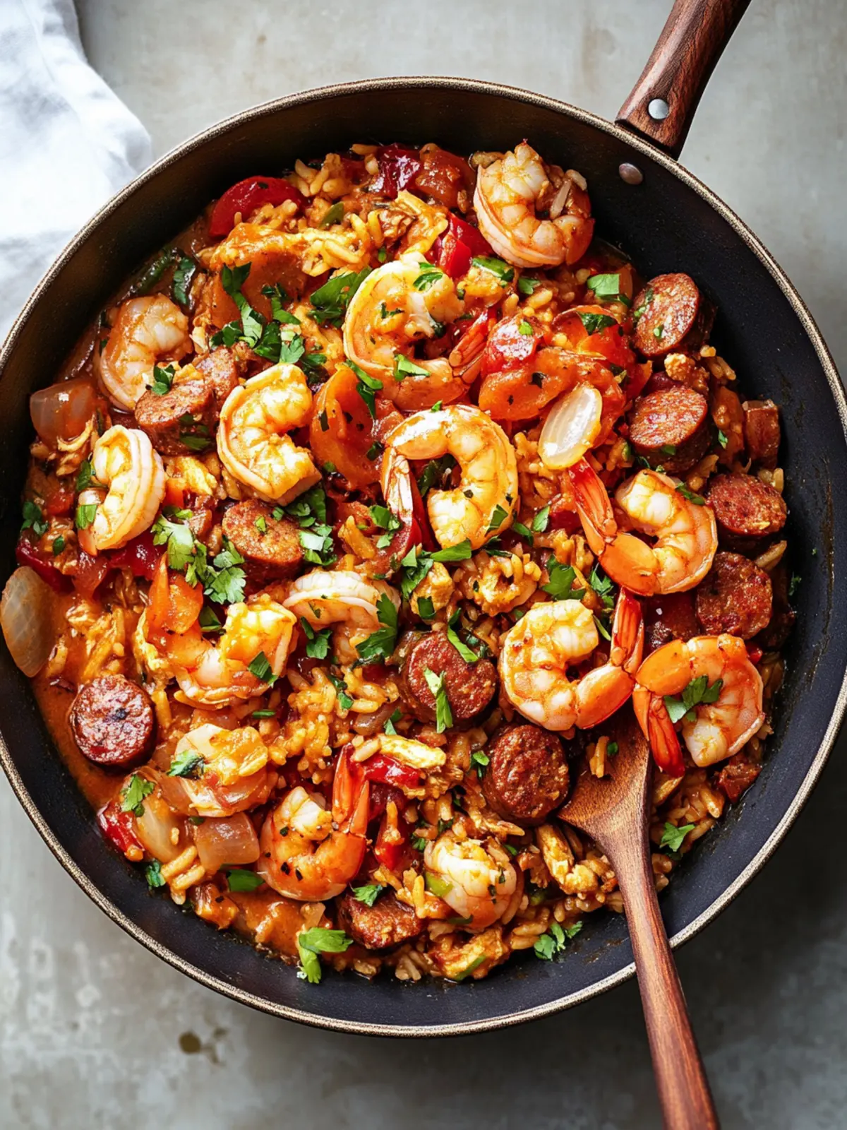 Irresistible Chicken, Shrimp, and Sausage Jambalaya Delight 2 Chicken, Shrimp, and Sausage Jambalaya