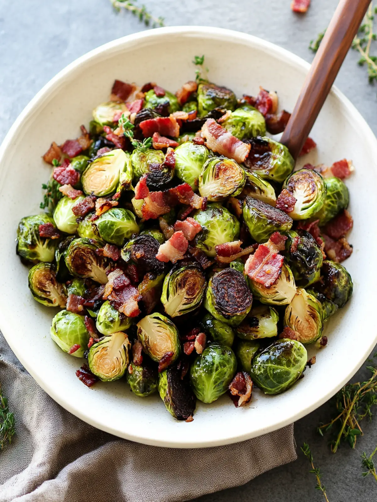 Crispy Brussels Sprouts with Bacon and Balsamic Bliss 5 Crispy Brussels Sprouts with Bacon and Balsamic
