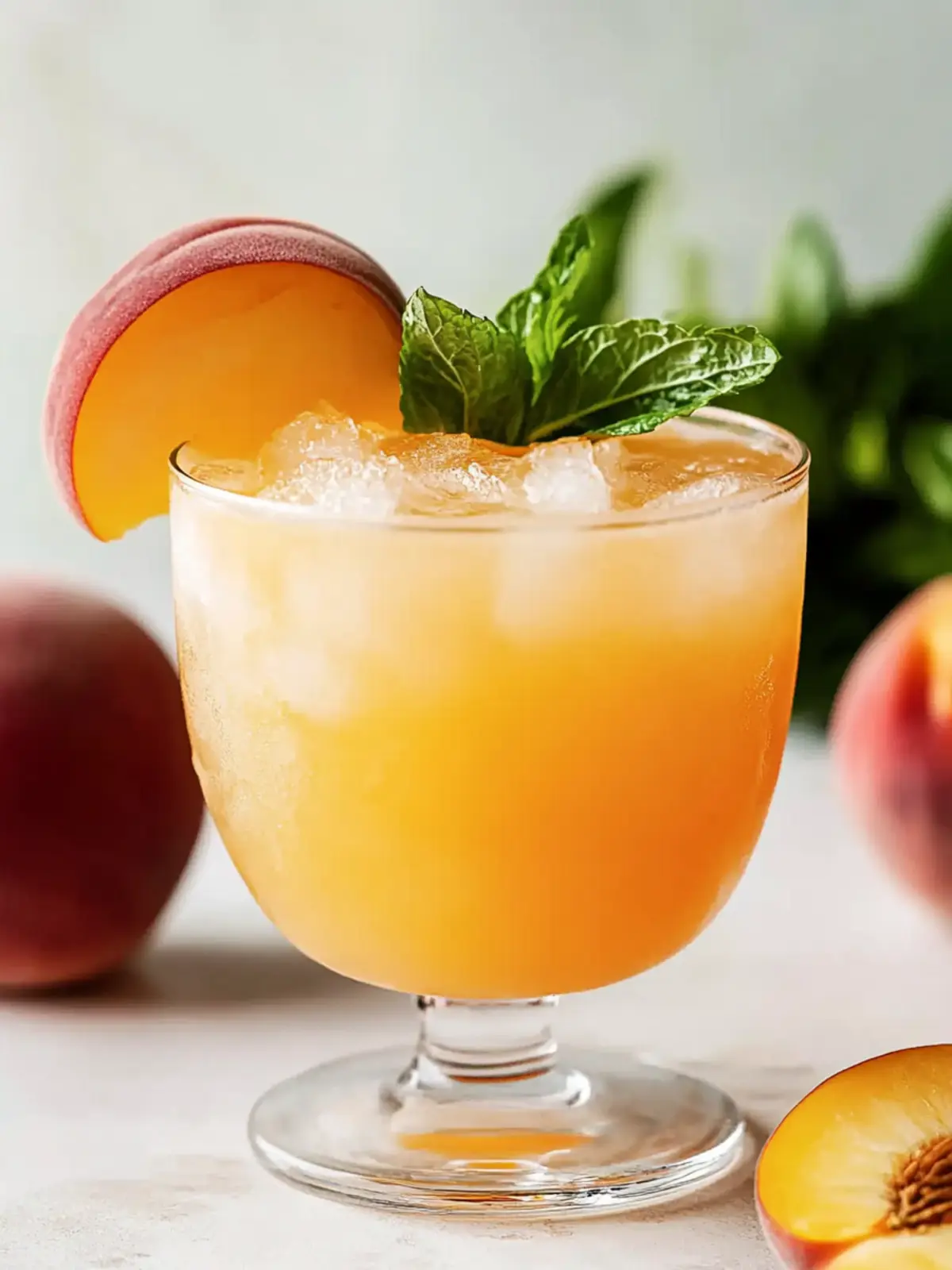 Quick Peach Margarita