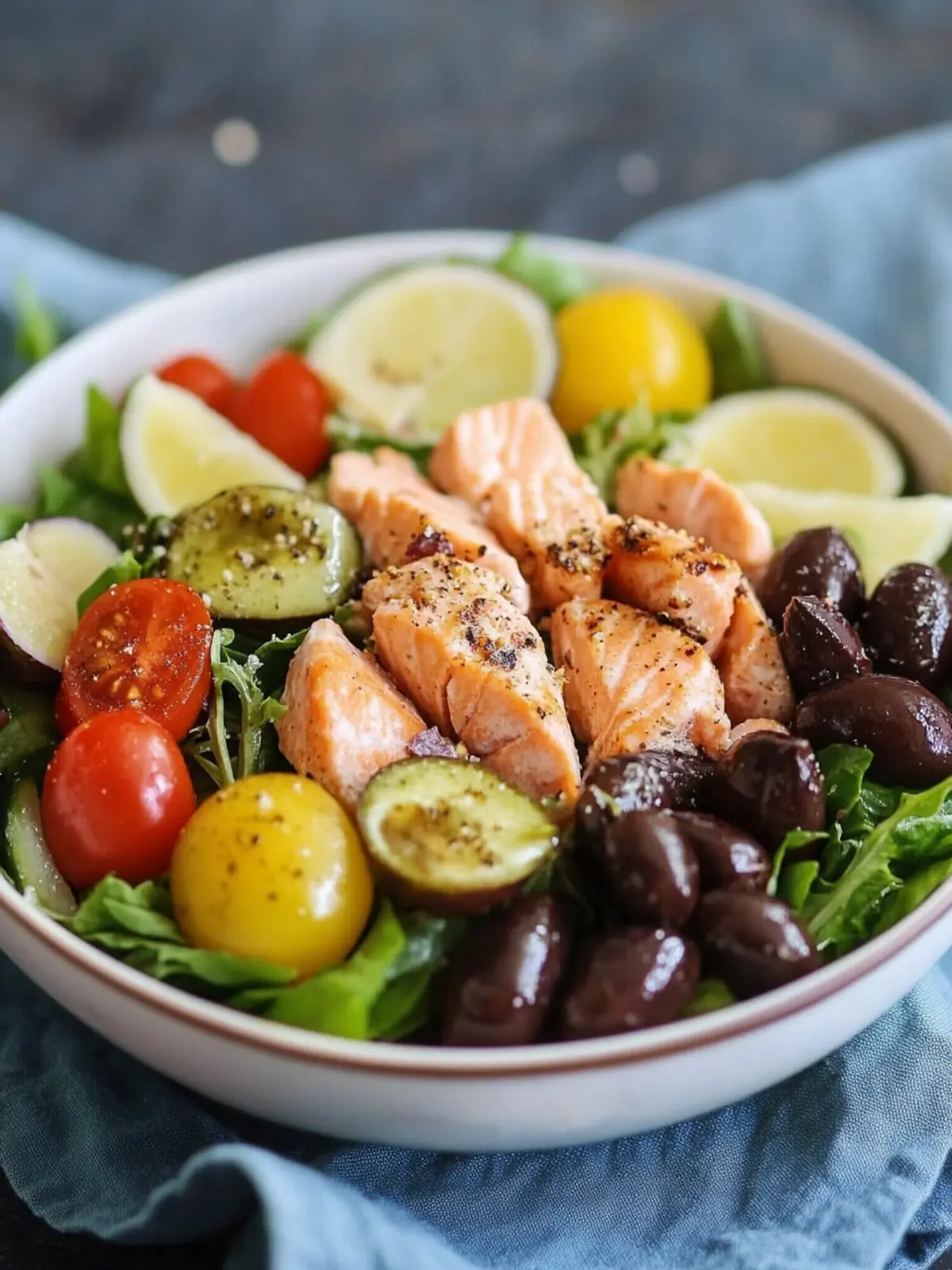 Salmon Nicoise Salad