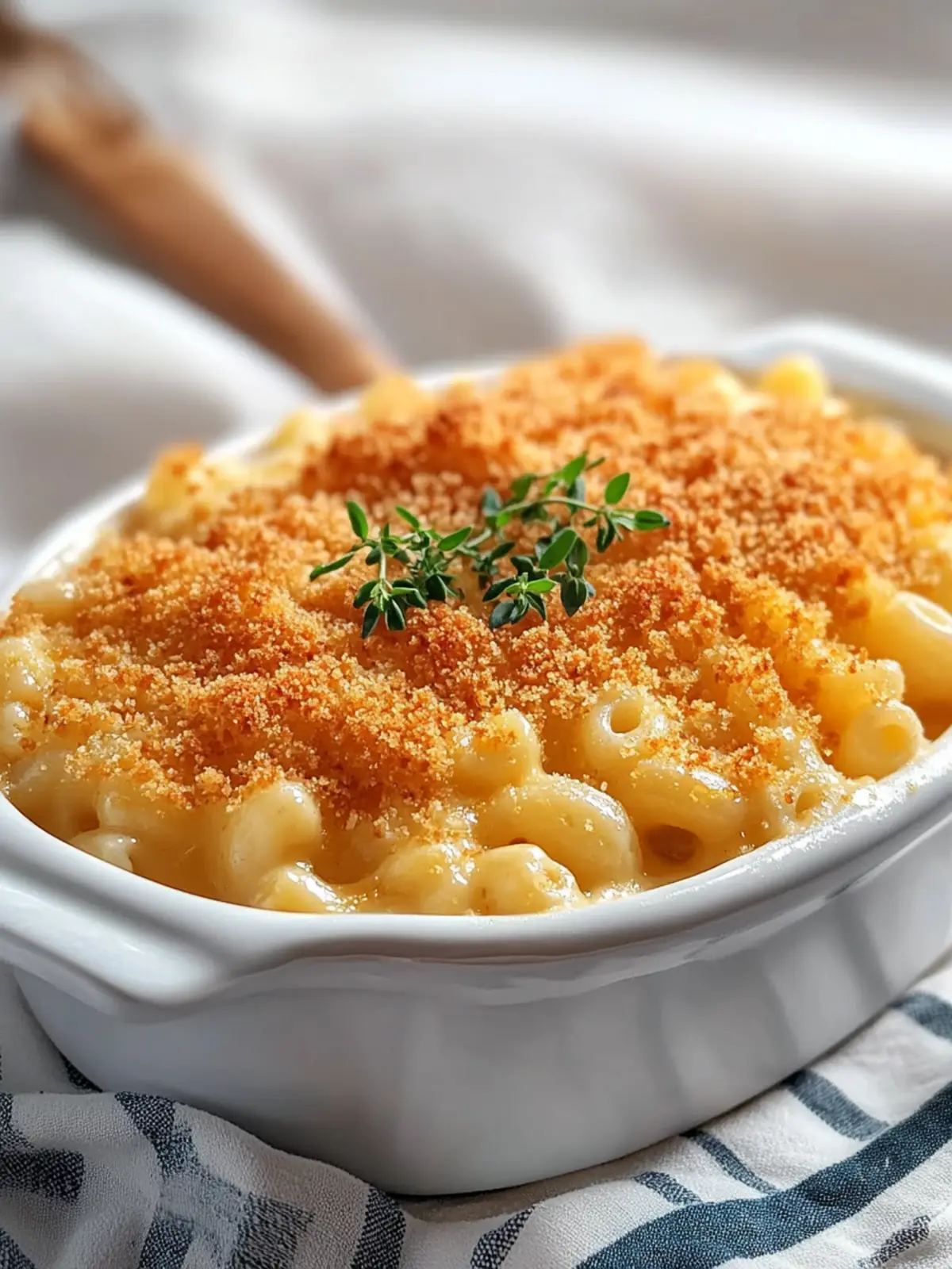 Crispy & Creamy Easy Baked Mac and Cheese with Breadcrumbs Bliss 3 Easy Baked Mac and Cheese with Breadcrumbs – Crispy & Creamy
