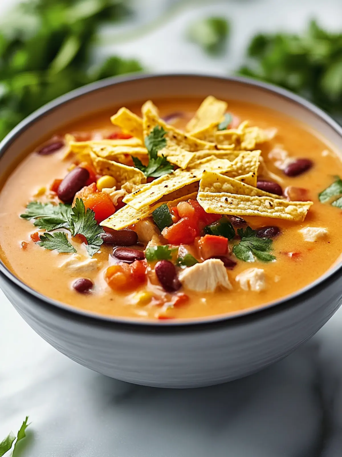 Bold & Creamy Chicken Tortilla Soup Recipe for Cozy Nights 4 Bold & Creamy Chicken Tortilla Soup Recipe!