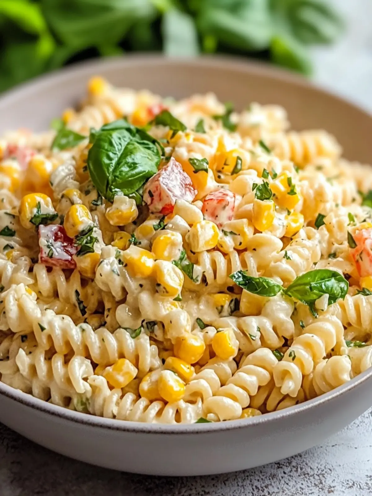 Creamy Street Corn Pasta Salad: A Fun Summer Side Sensation 2 Creamy Street Corn Pasta Salad