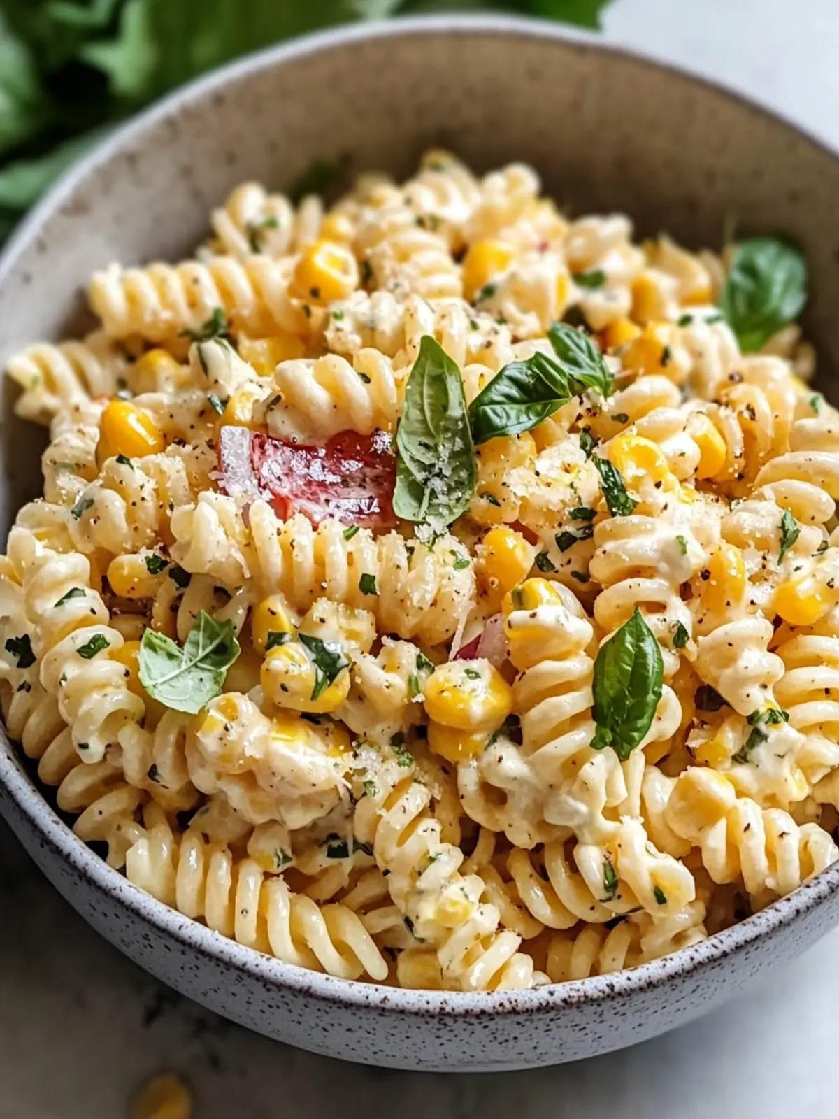 Creamy Street Corn Pasta Salad: A Fun Summer Side Sensation 3 Creamy Street Corn Pasta Salad