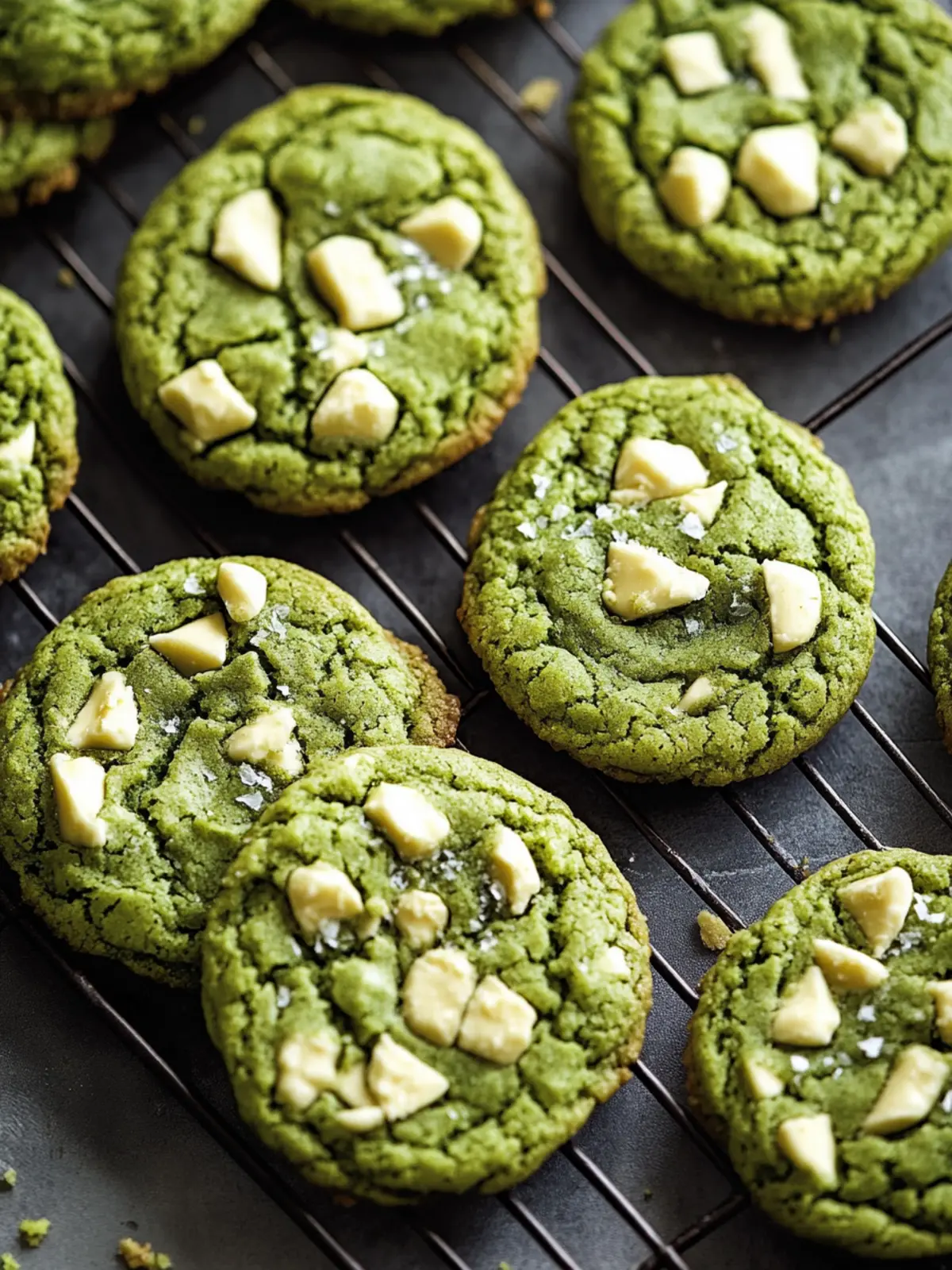 Matcha White Chocolate Cookies