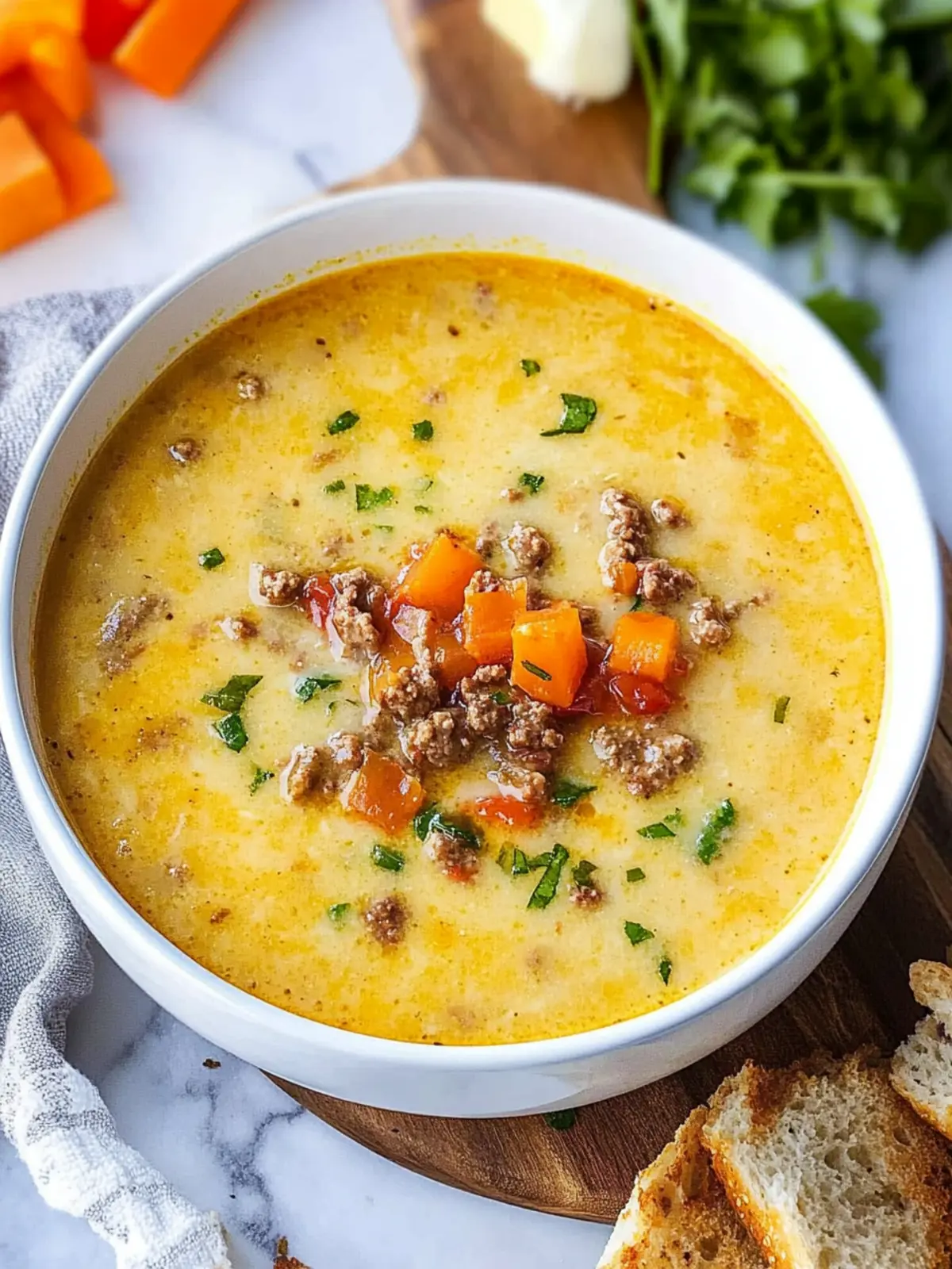 Instant Pot Cheeseburger Soup Recipe That's Pure Comfort 3 Instant Pot Cheeseburger Soup Recipe