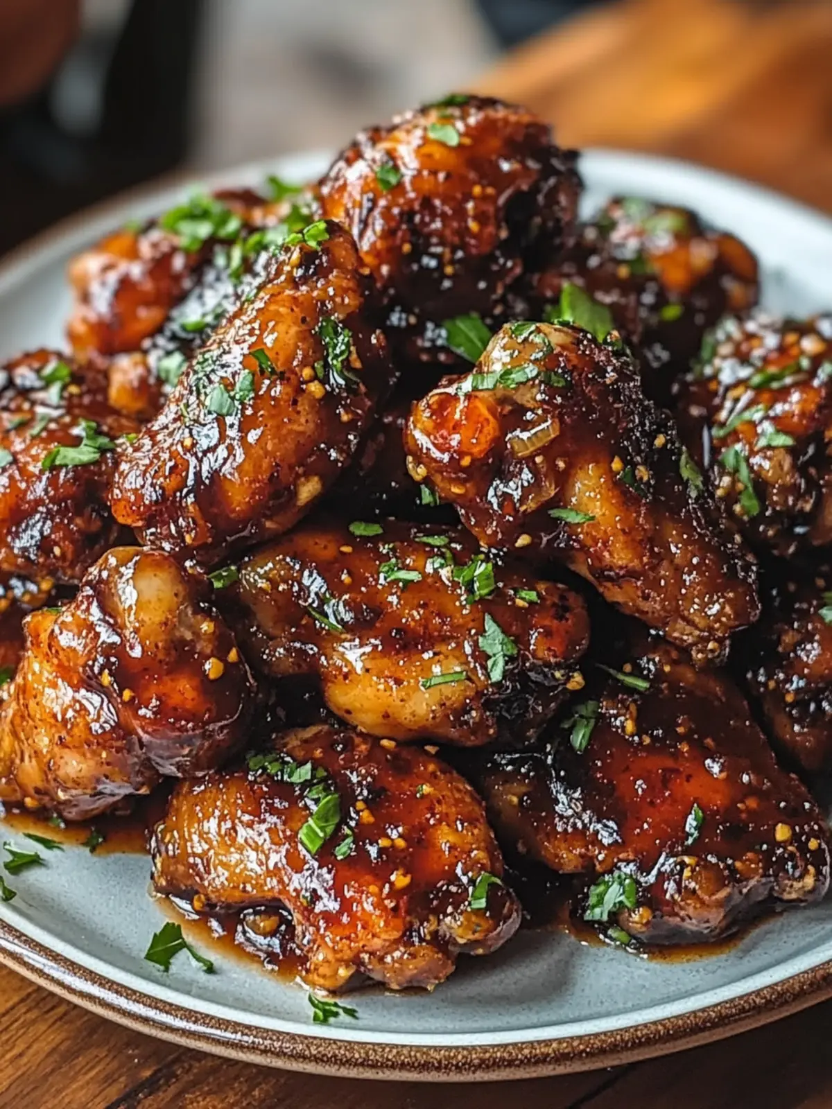 Honey Garlic Jerk Chicken Wings