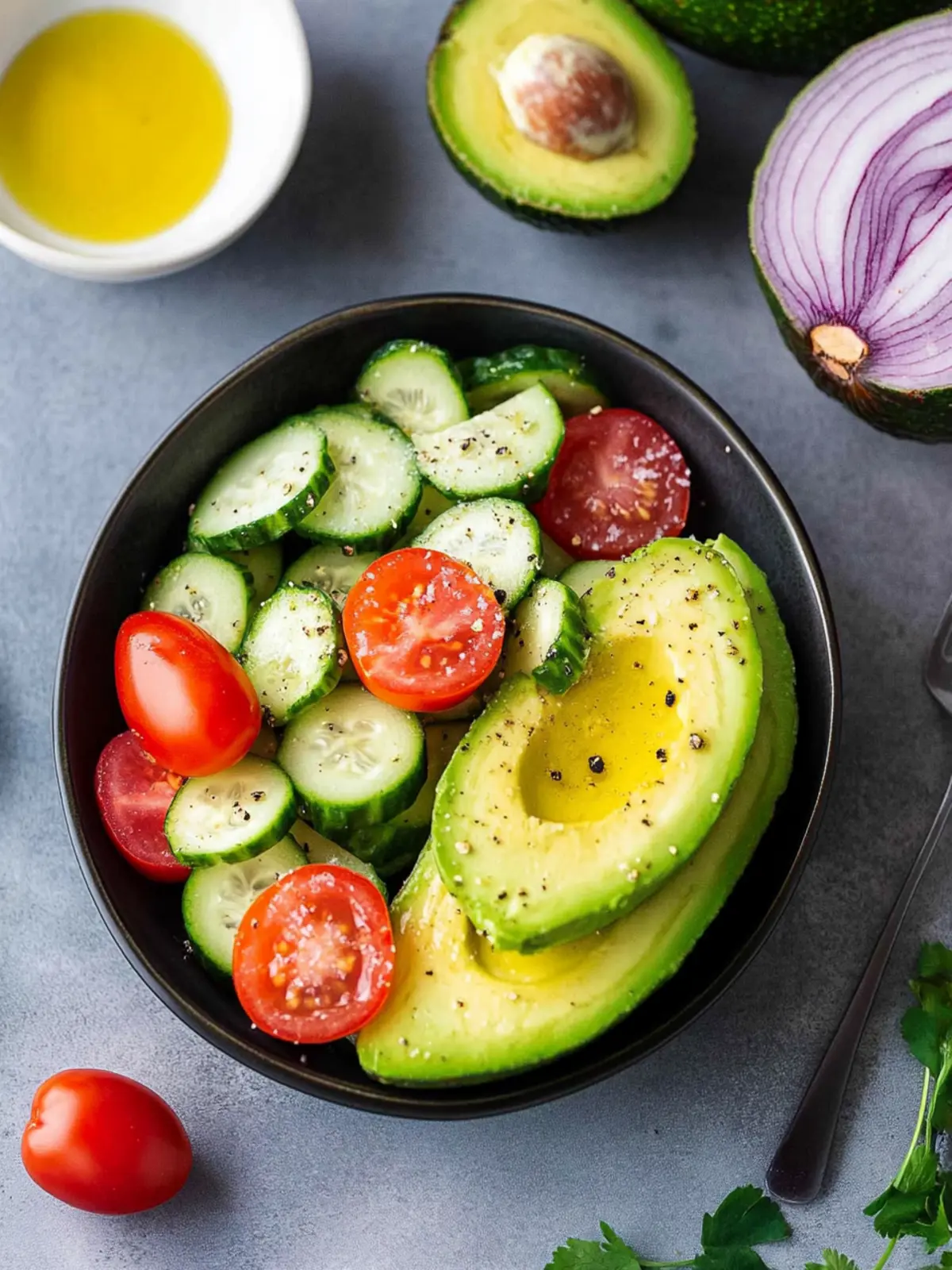 Easy Fresh Avocado Salad
