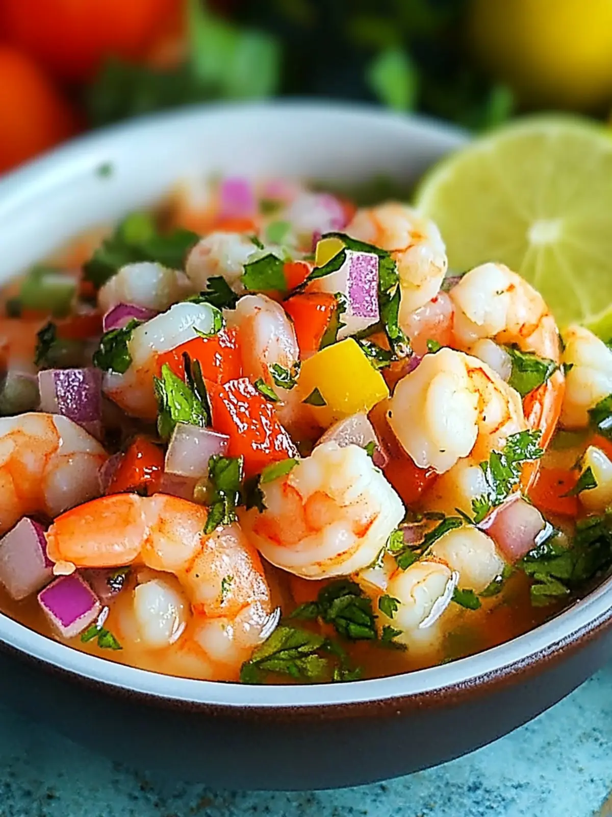 Vibrant Shrimp Ceviche: A Refreshing Summer Delight Awaits 2 shrimp ceviche: Vibrant and Refreshing Summer Delight