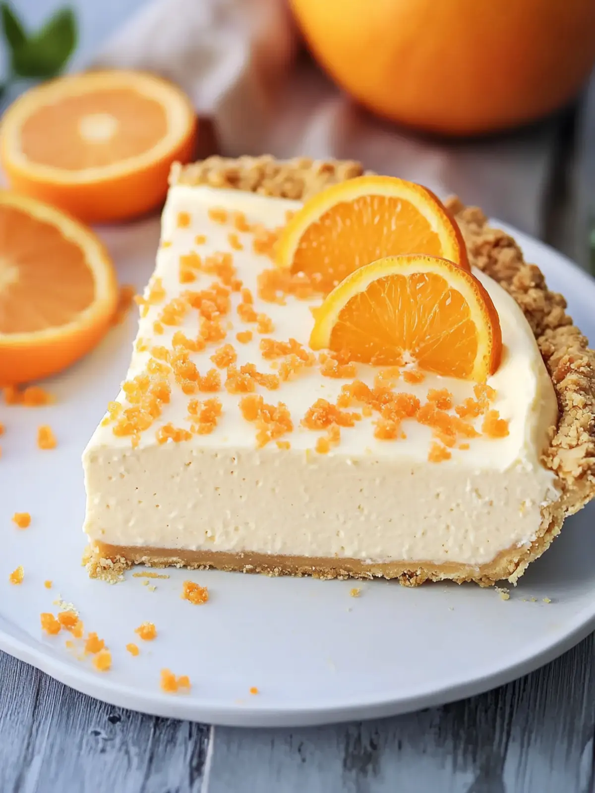 Orange Creamsicle Freezer Pie: Chill Out with This Dreamy Treat 2 Orange Creamsicle Freezer Pie
