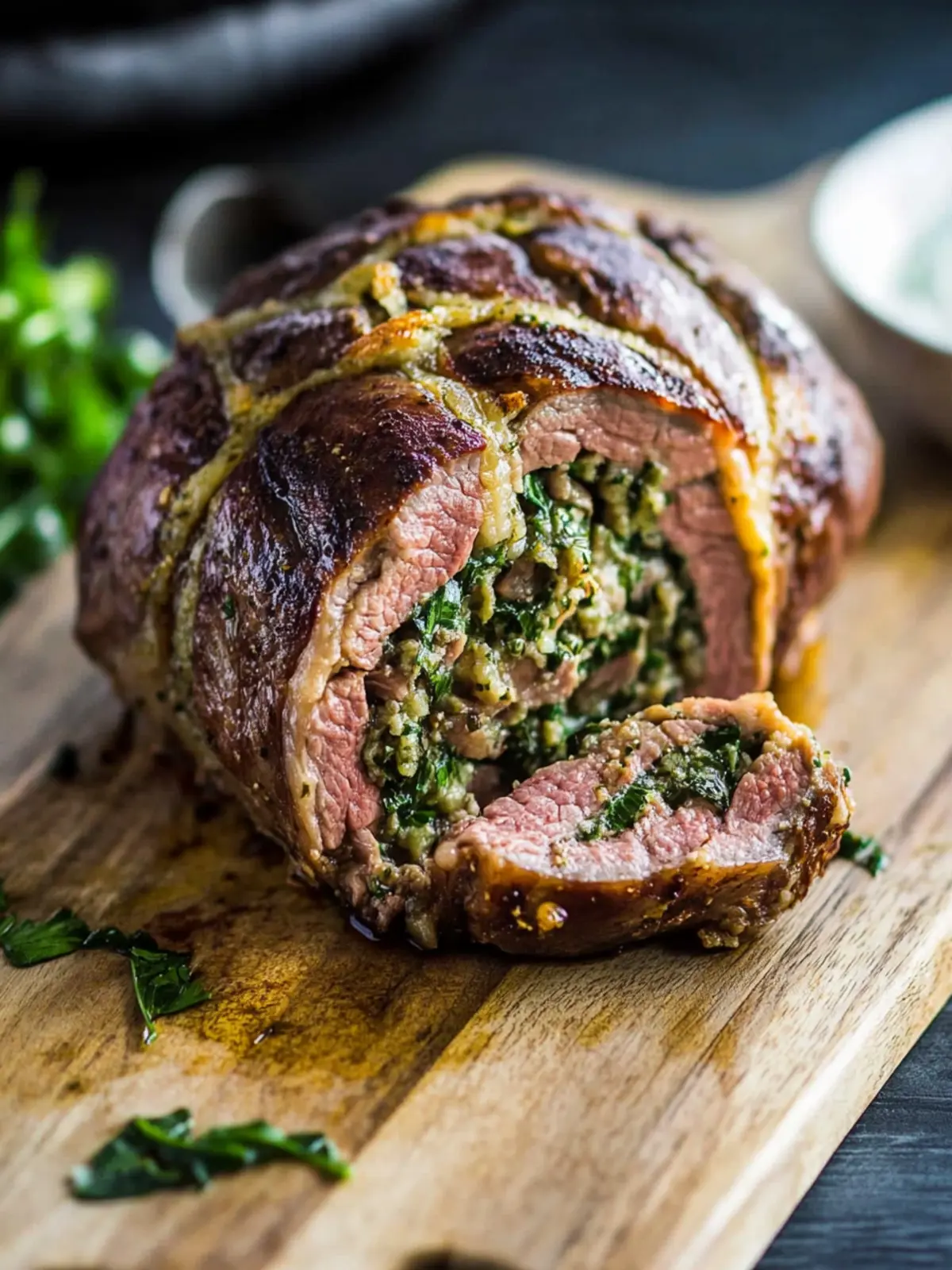 Baked Stuffed Flank Steak: A Hearty Dinner Upgrade 2 Baked Stuffed Flank Steak