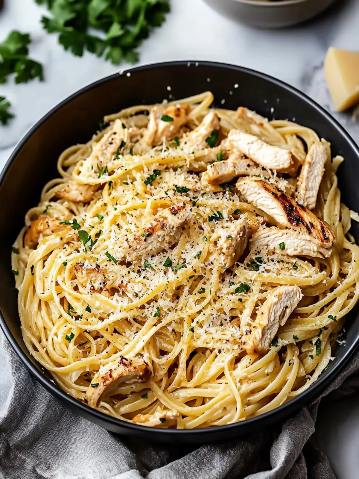 Creamy Garlic Parmesan Chicken Pasta You'll Crave Tonight 2 Garlic Parmesan Chicken Pasta