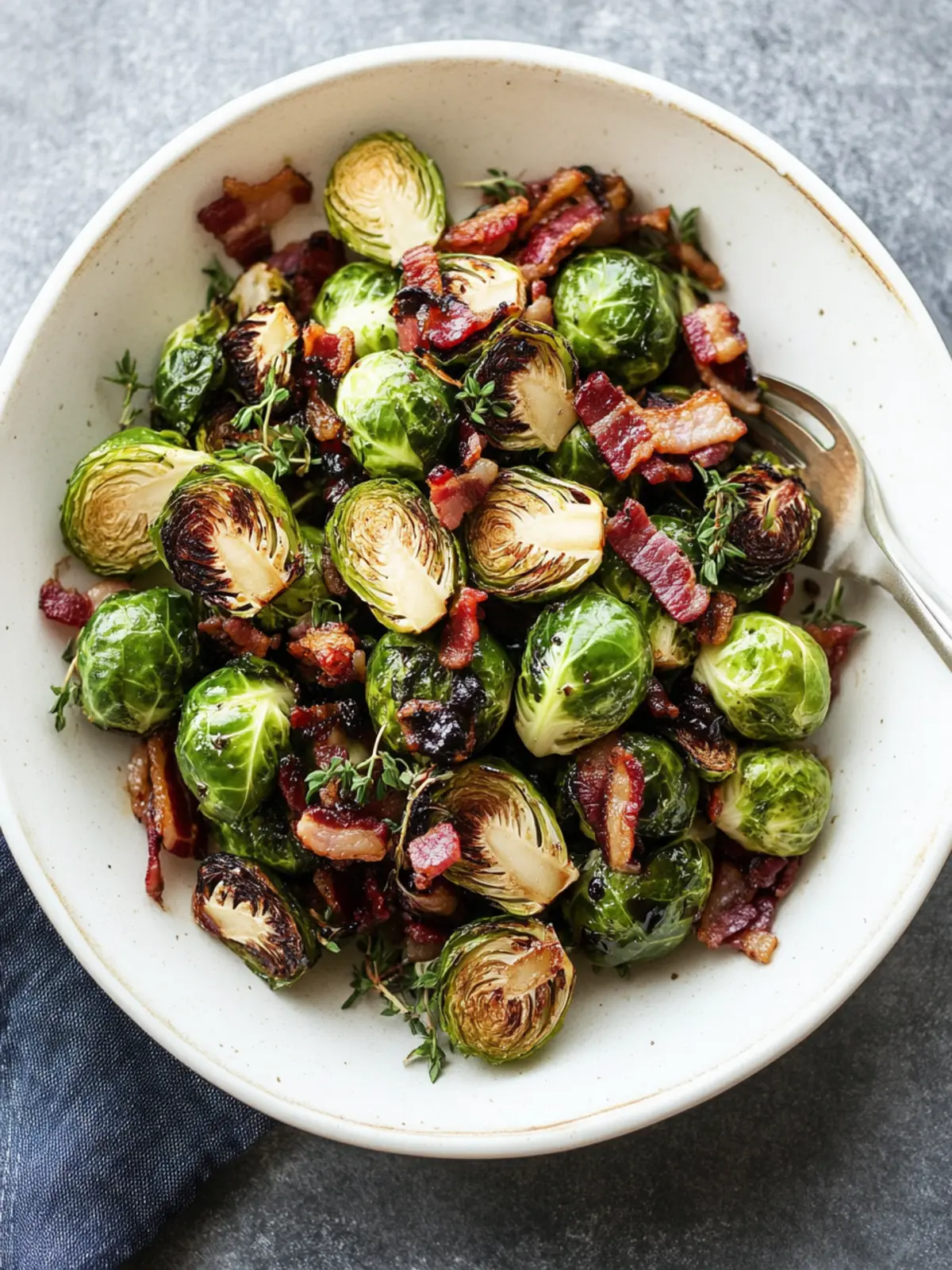 Crispy Brussels Sprouts with Bacon and Balsamic Bliss 4 Crispy Brussels Sprouts with Bacon and Balsamic