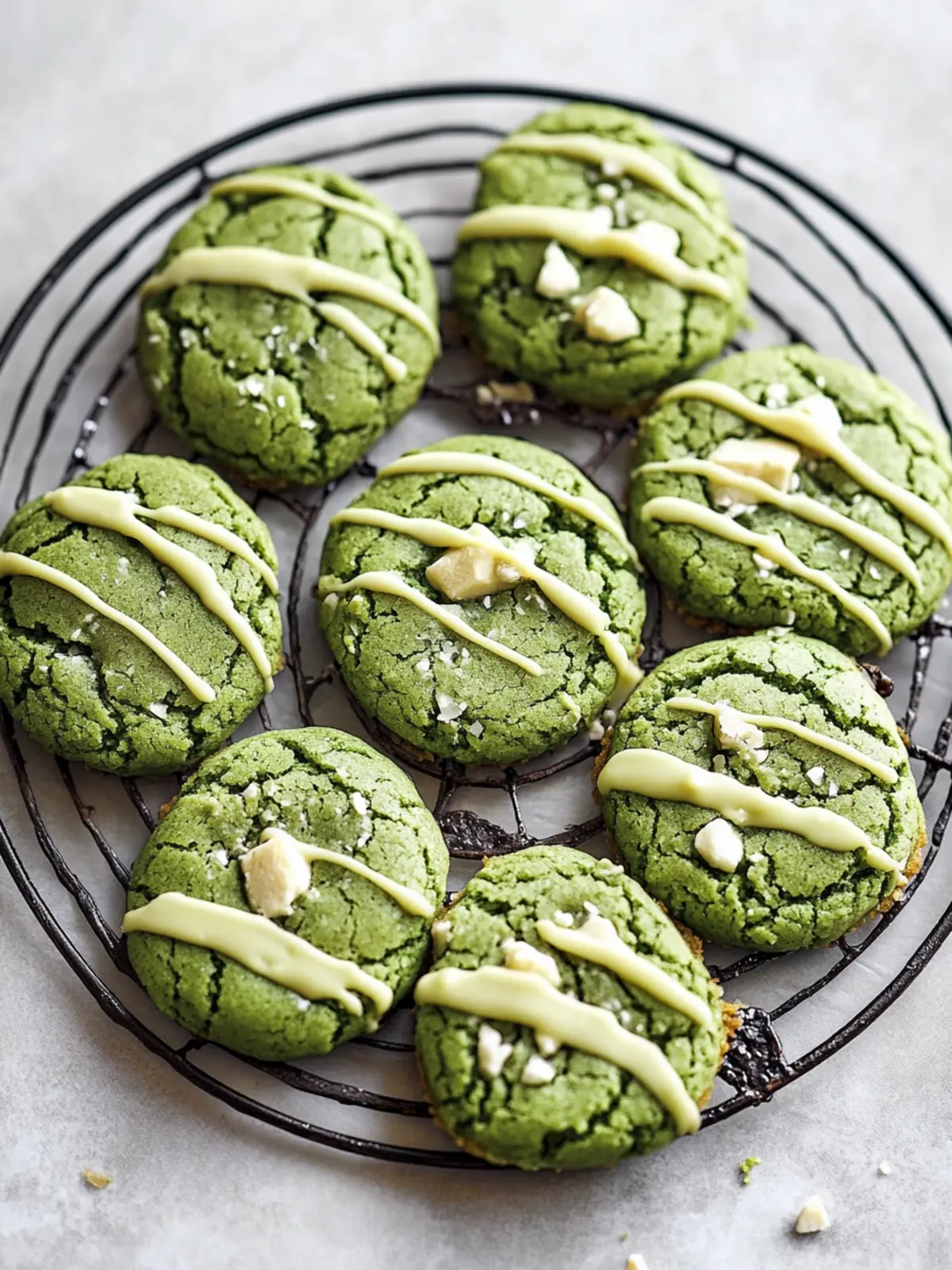 Matcha White Chocolate Cookies