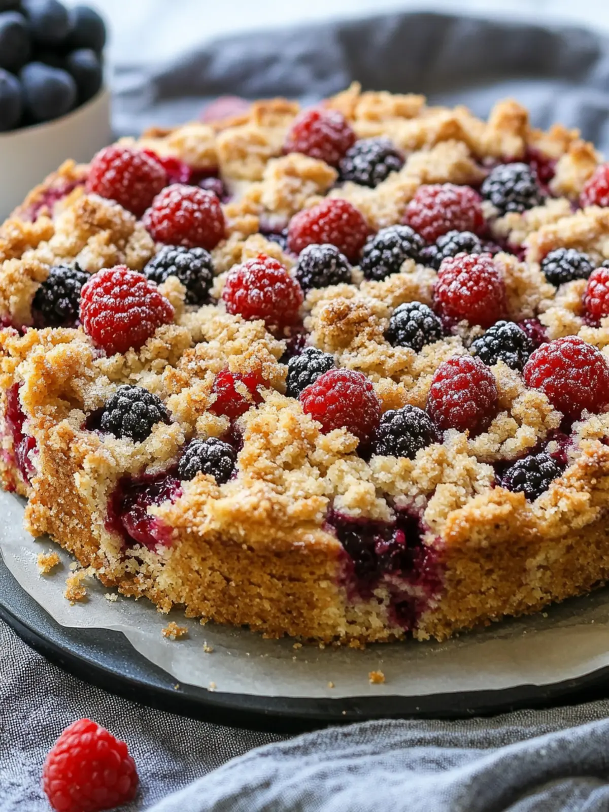 Berry Streusel Coffee Cake