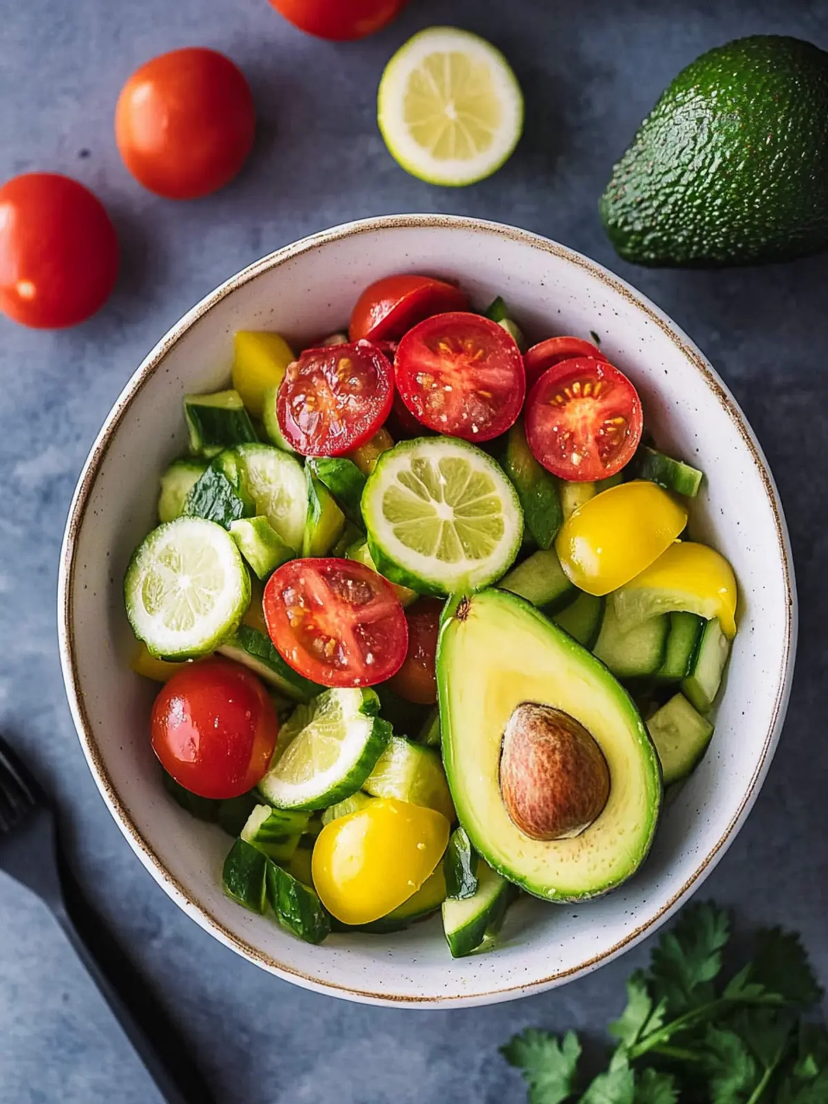 Easy Fresh Avocado Salad