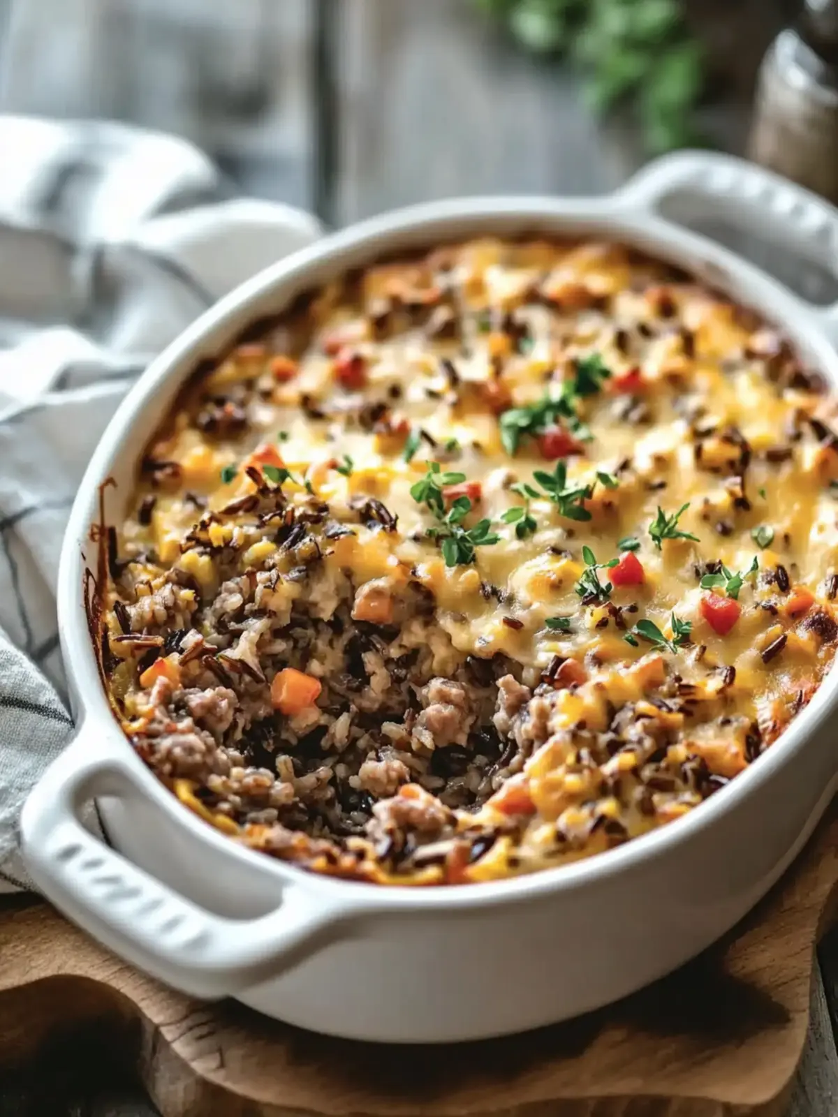 Beef and Wild Rice Casserole: A Hearty Hug on a Plate 3 Beef and Wild Rice Casserole: A Hearty Hug in a Dish