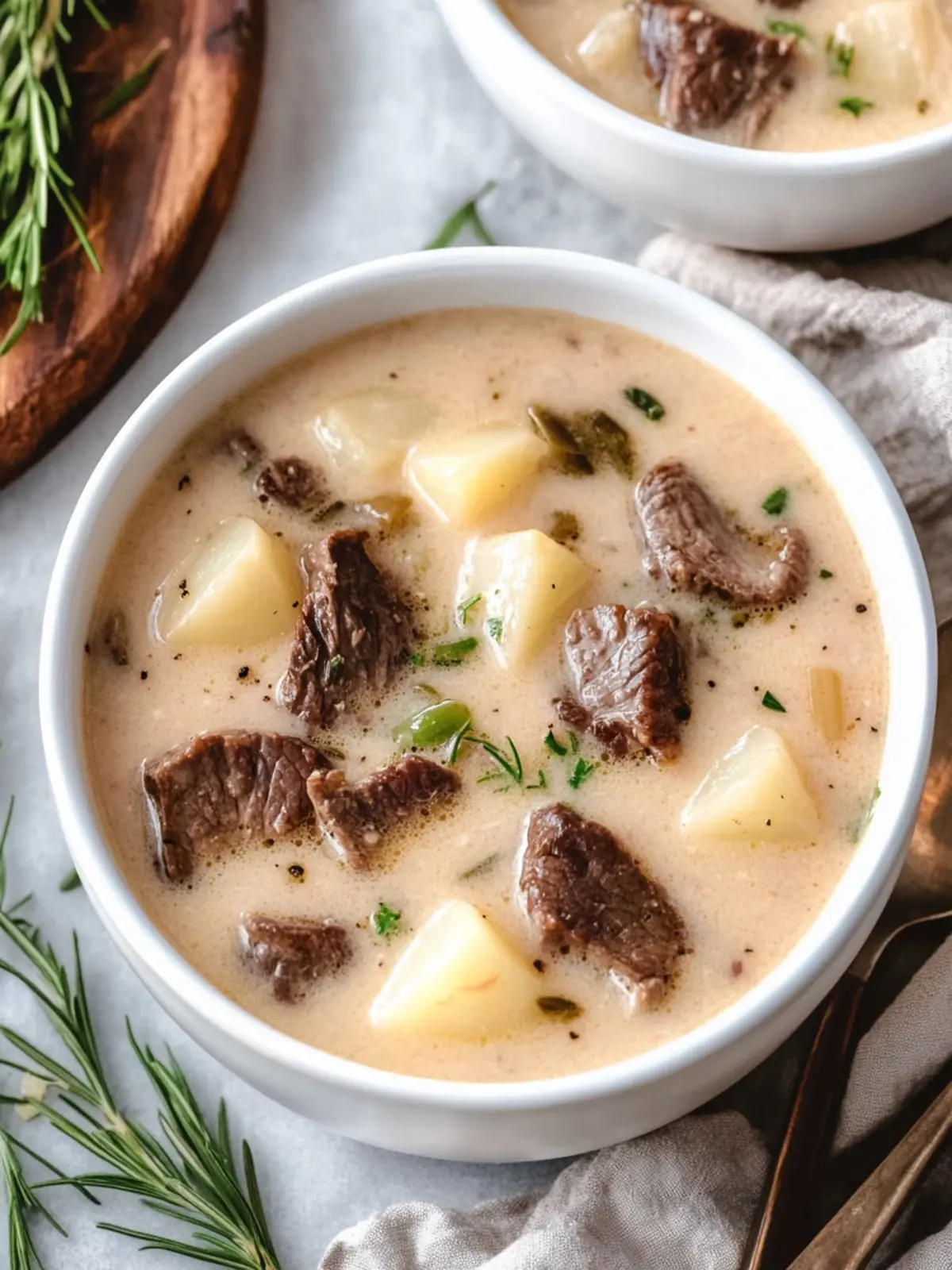 Creamy Steak and Potato Soup for the Ultimate Cozy Dinner 2 Creamy Steak and Potato Soup