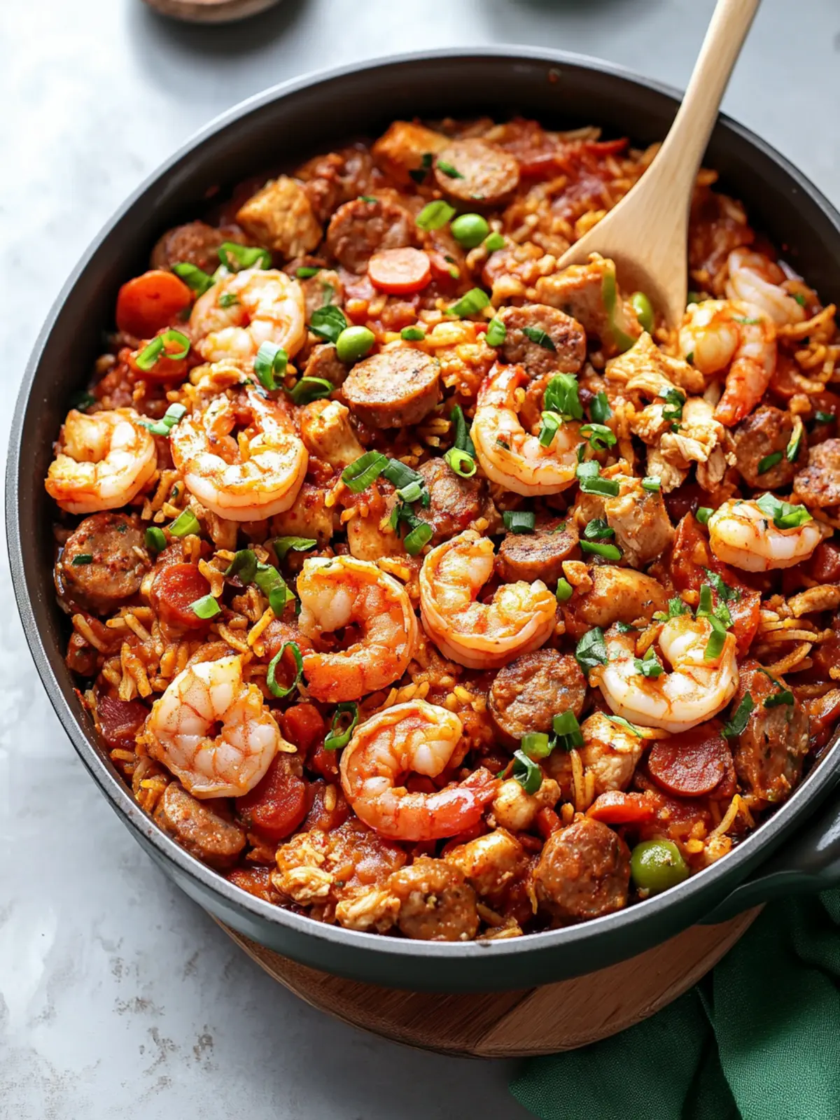 Irresistible Chicken, Shrimp, and Sausage Jambalaya Delight 3 Chicken, Shrimp, and Sausage Jambalaya