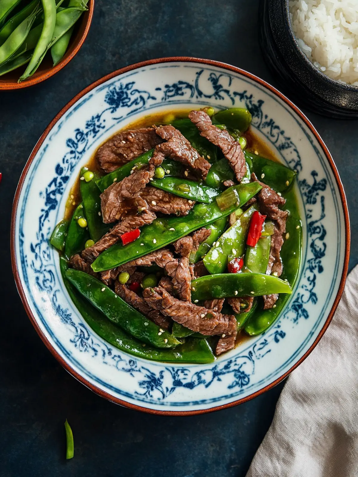 Savory Beef with Snow Peas: Quick 30-Minute Stir-Fry Delight 3 Beef with Snow Peas