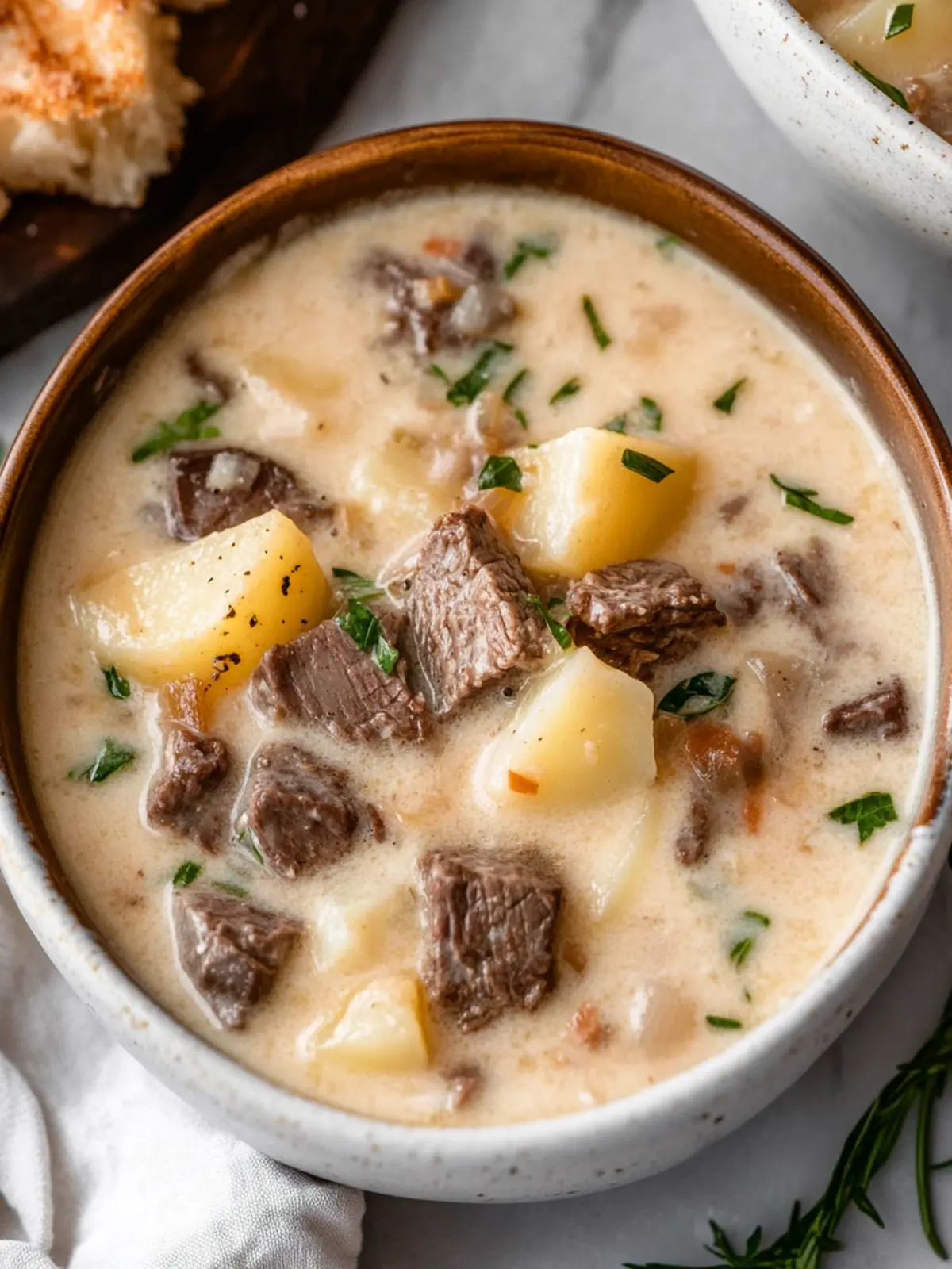 Creamy Steak and Potato Soup for the Ultimate Cozy Dinner 4 Creamy Steak and Potato Soup