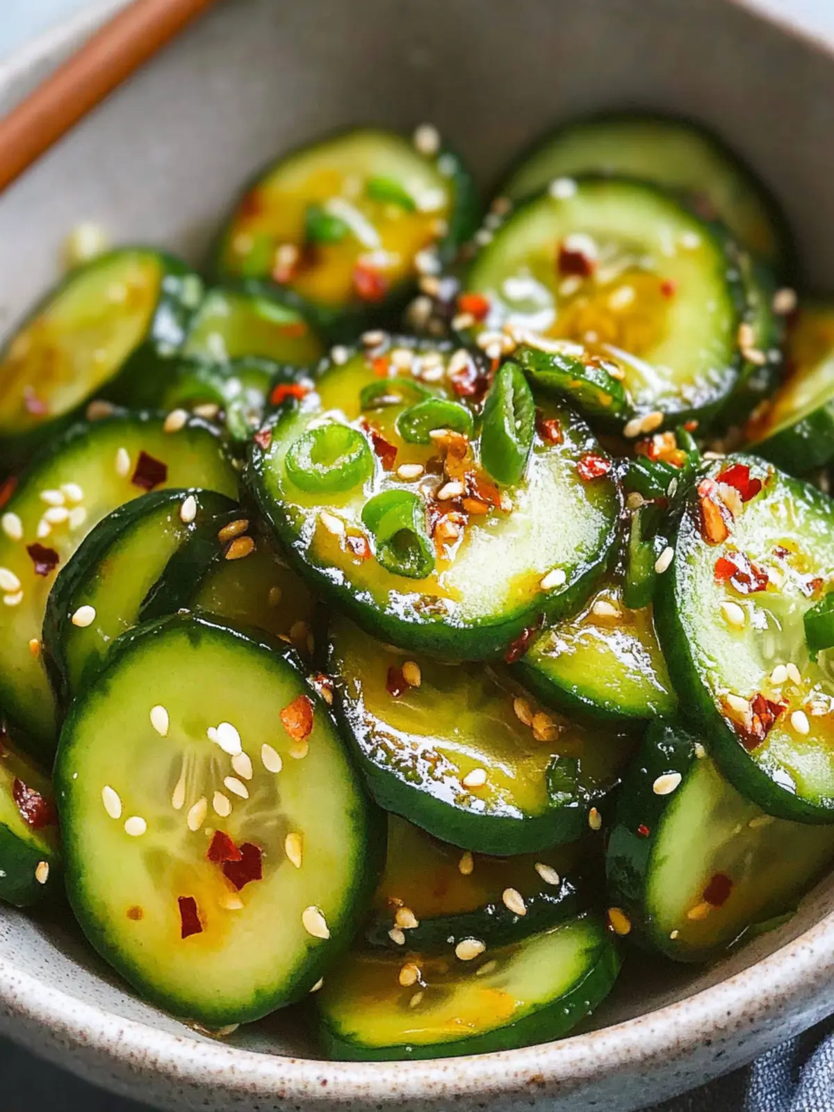 Easy Asian Cucumber Salad