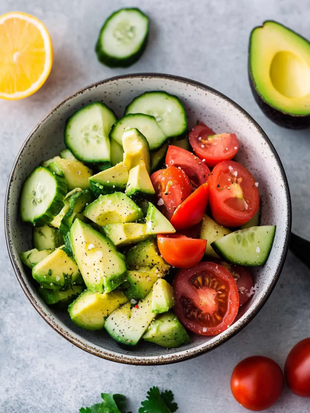 Easy Fresh Avocado Salad