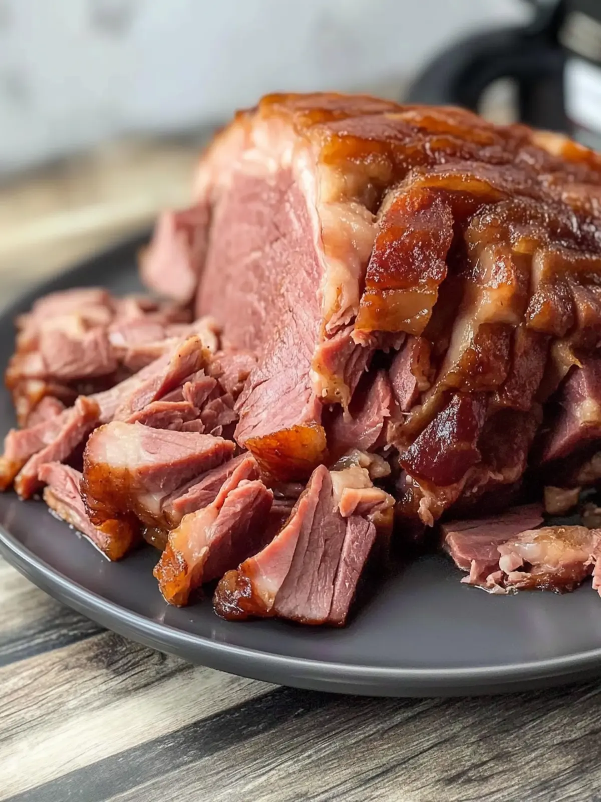 Fall-Apart Tender Pressure Cooker Ham That's Irresistibly Sweet 5 Pressure Cooker Ham that is fall apart tender and deliciously sweet!