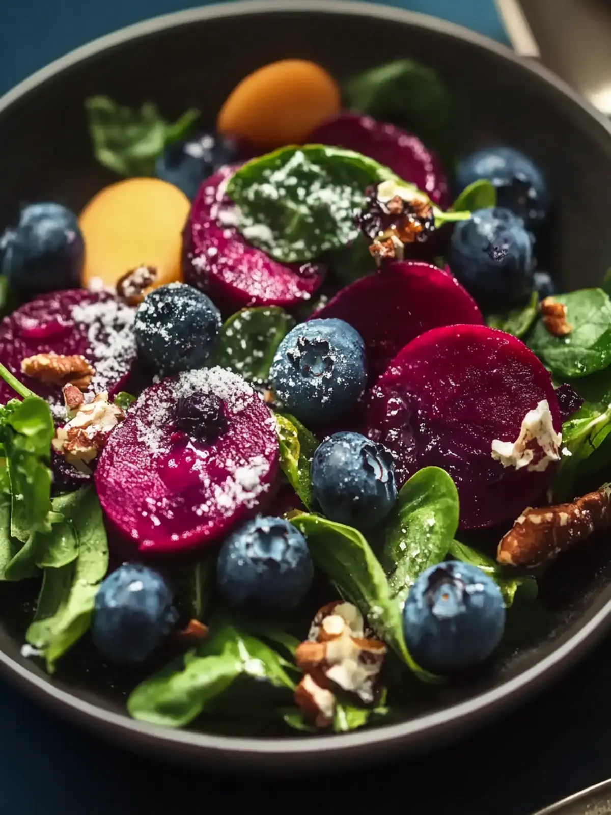 Vibrant Summer Harvest Beet and Blueberry Salad Delight