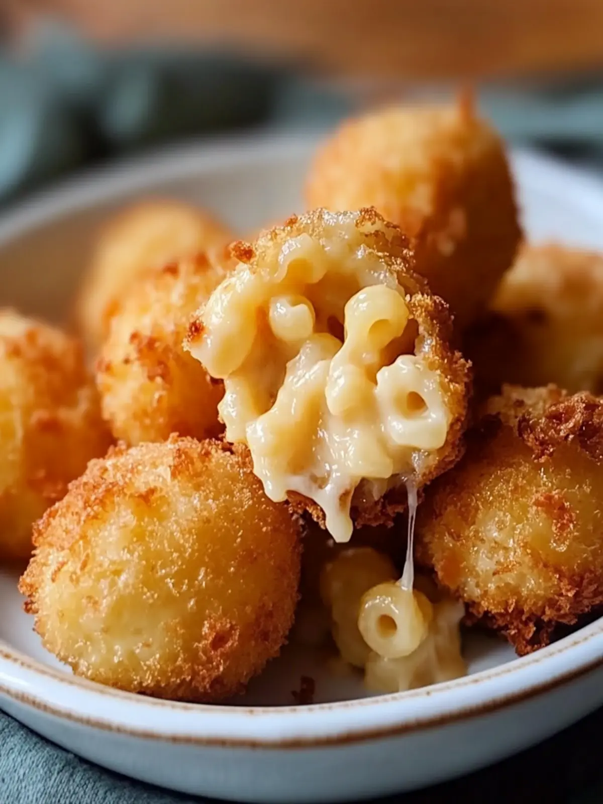 Crispy Fried Mac and Cheese Balls for Ultimate Comfort Food 2 Fried Mac and Cheese Balls