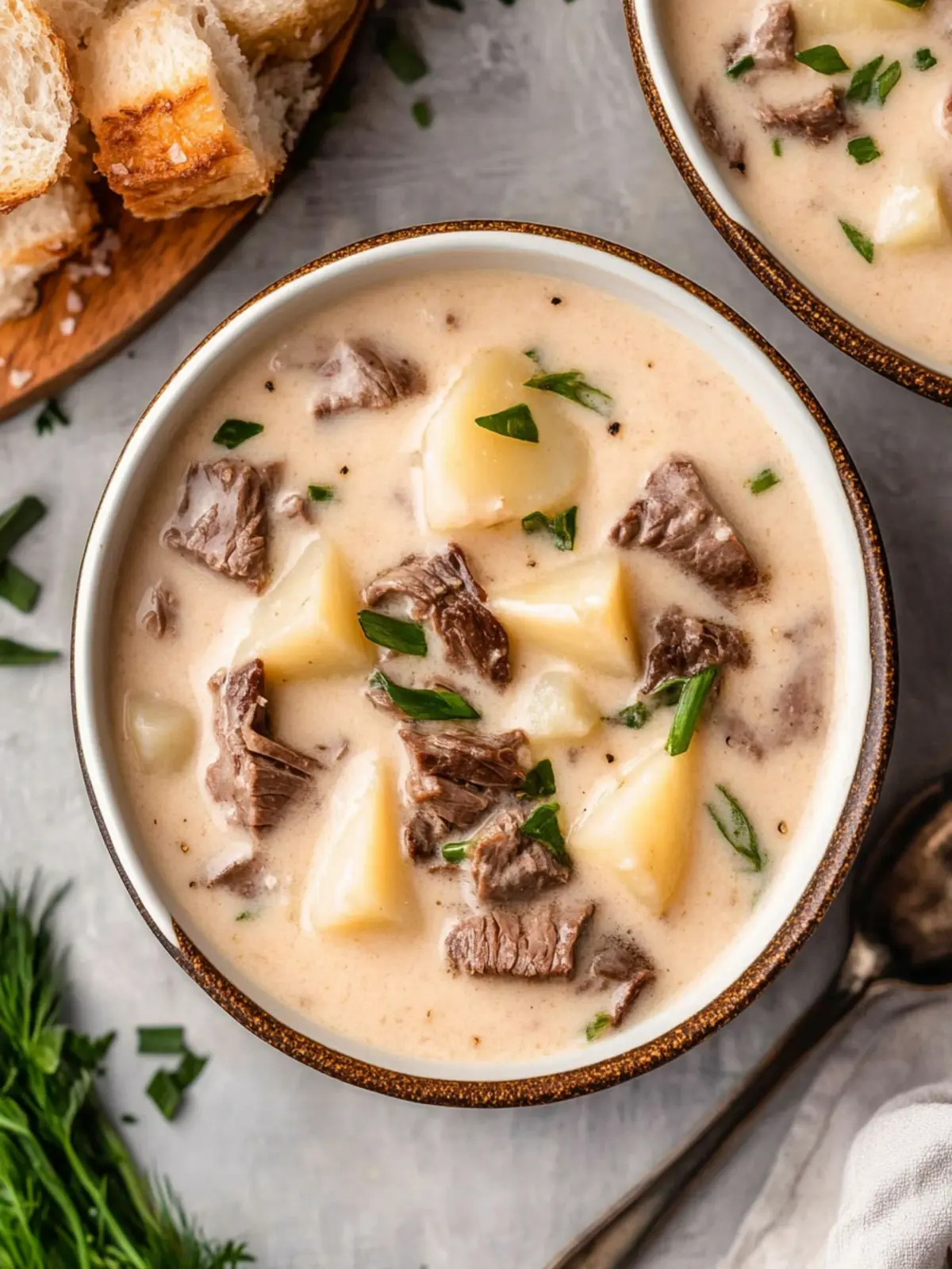 Creamy Steak and Potato Soup for the Ultimate Cozy Dinner 5 Creamy Steak and Potato Soup