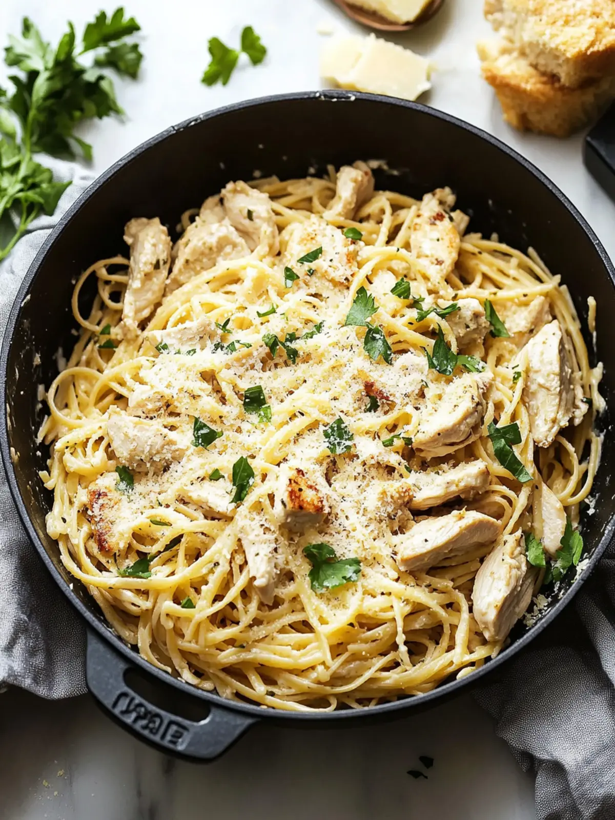 Creamy Garlic Parmesan Chicken Pasta You'll Crave Tonight 5 Garlic Parmesan Chicken Pasta