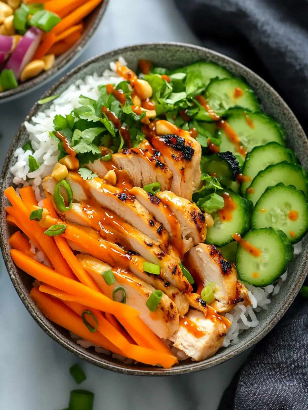 Make It Once, Eat It All Week: Honey Sriracha Chicken Bowls