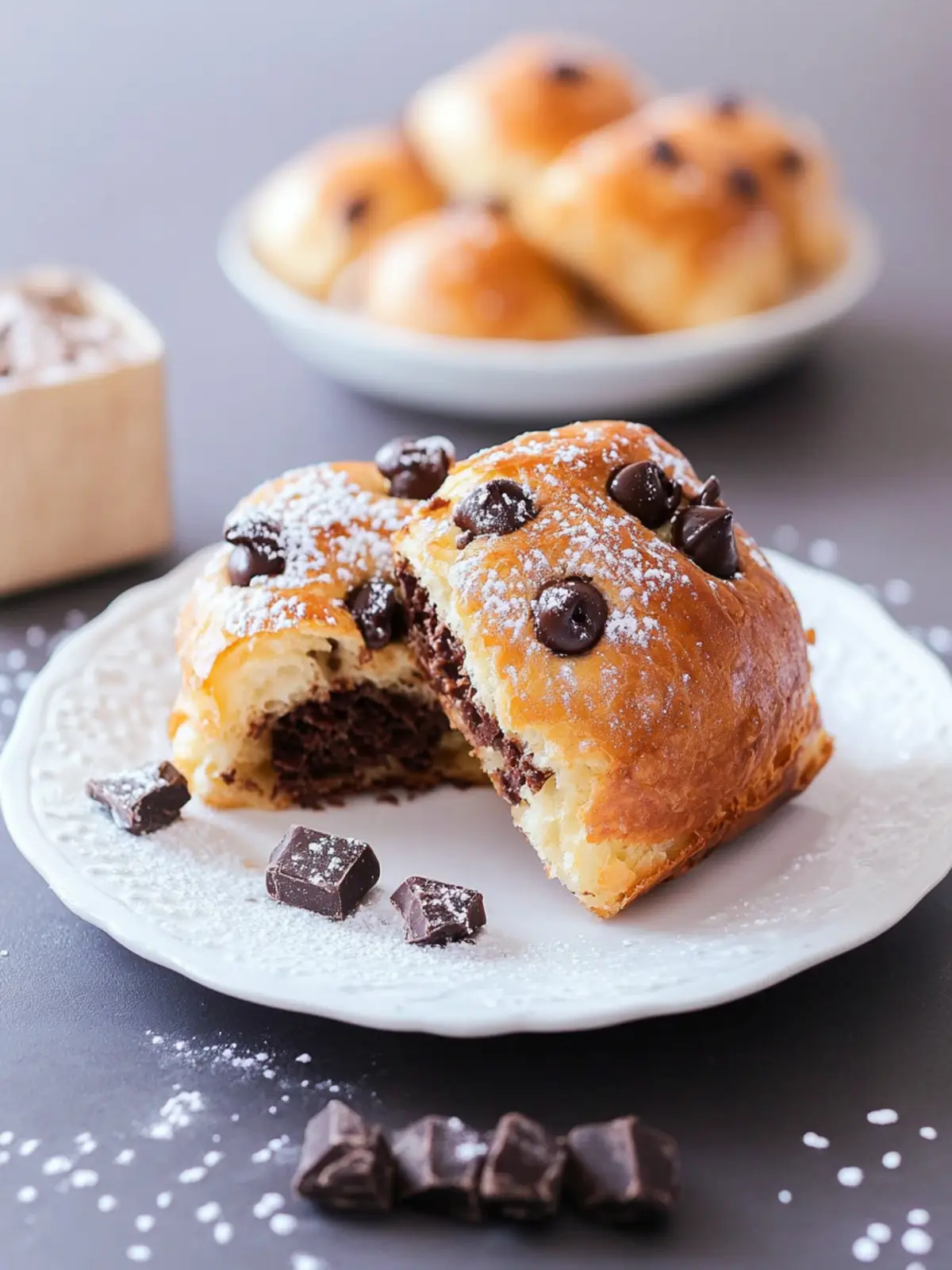 Briochettes aux pépites de chocolat