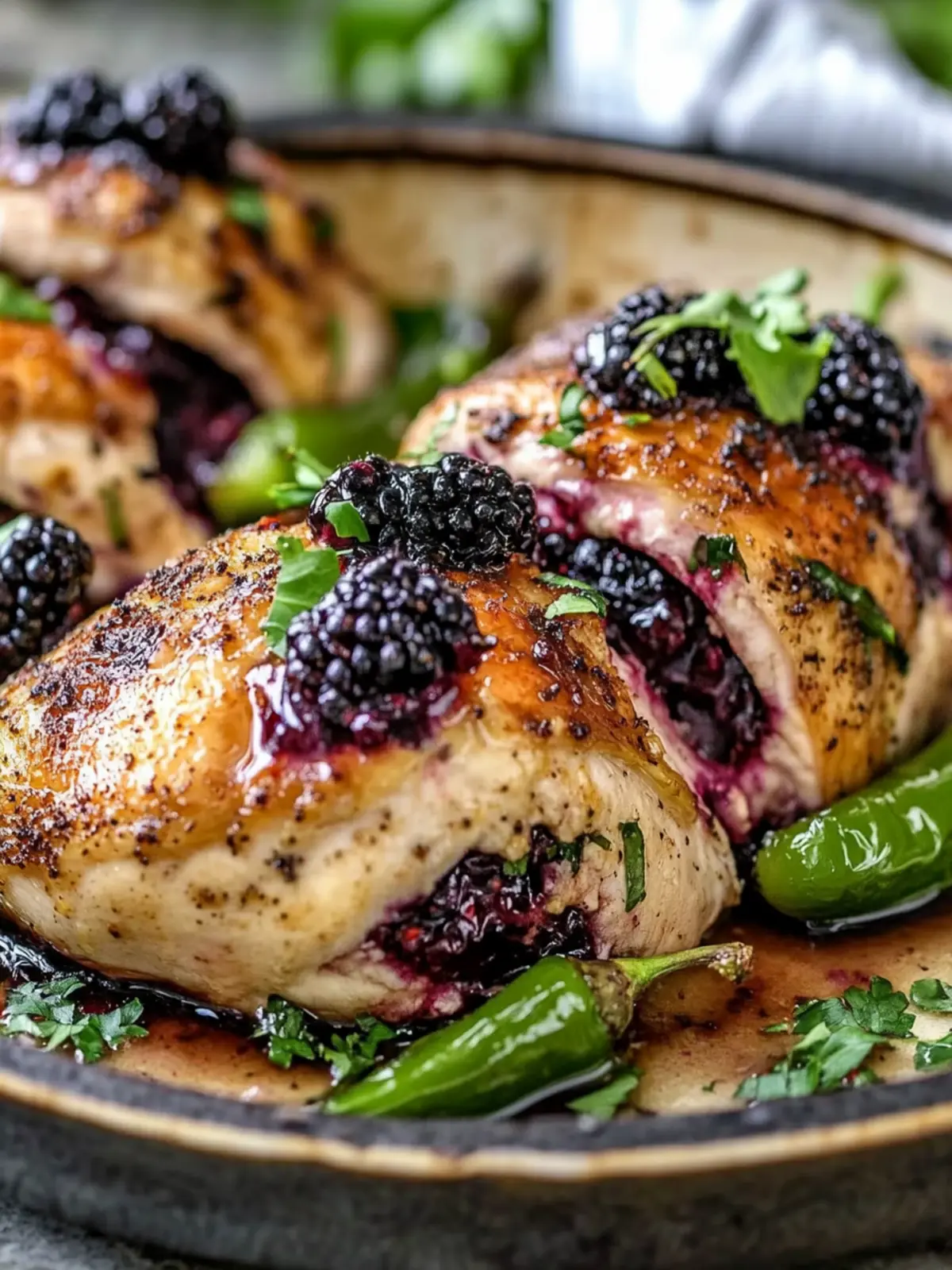 Melty Blackberry Jalapeno Stuffed Chicken for Gourmet Bliss 3 Melty Blackberry Jalapeno Stuffed Chicken