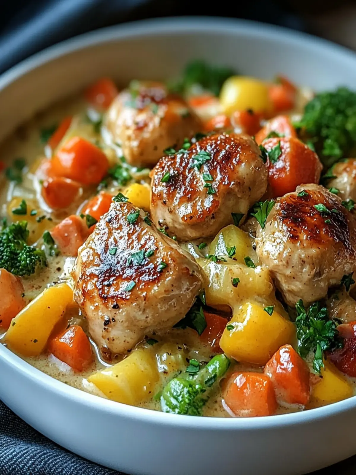 Savory Slow Cooker Creamy Garlic Chicken with Fresh Veggies Delight 5 Slow Cooker Creamy Garlic Chicken with Fresh Veggies