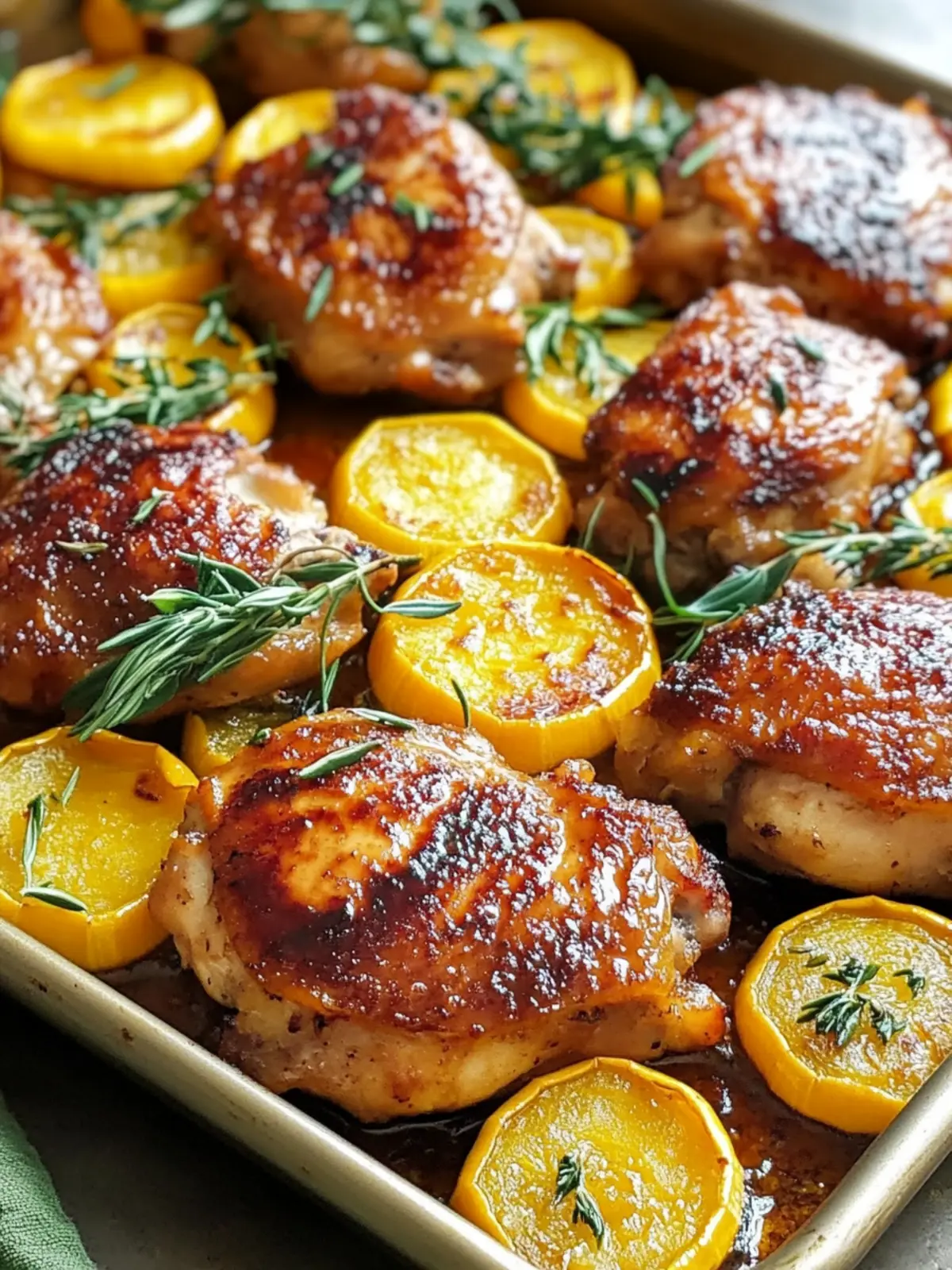Sheet Pan Chicken Thighs with Delicata Squash for Cozy Nights 4 Sheet Pan Chicken Thighs with Delicata Squash