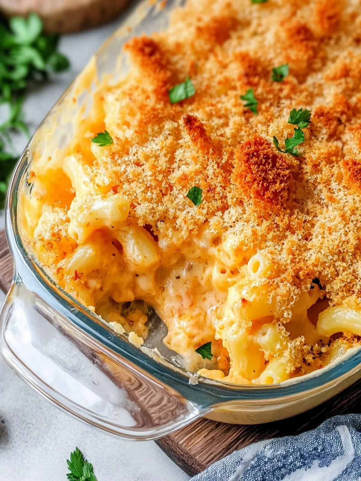 Elevate Comfort: Creamy Crab Macaroni and Cheese Delight 4 Crab Macaroni and Cheese