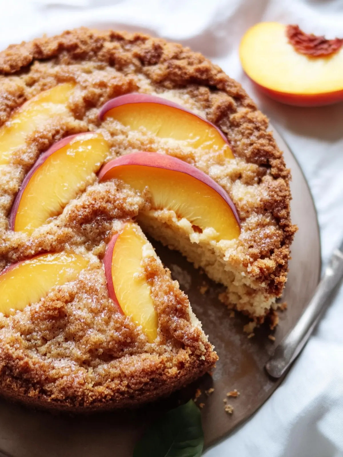 Irresistible Peach Coffee Cake Bursting with Flavor 5 Peach Coffee Cake