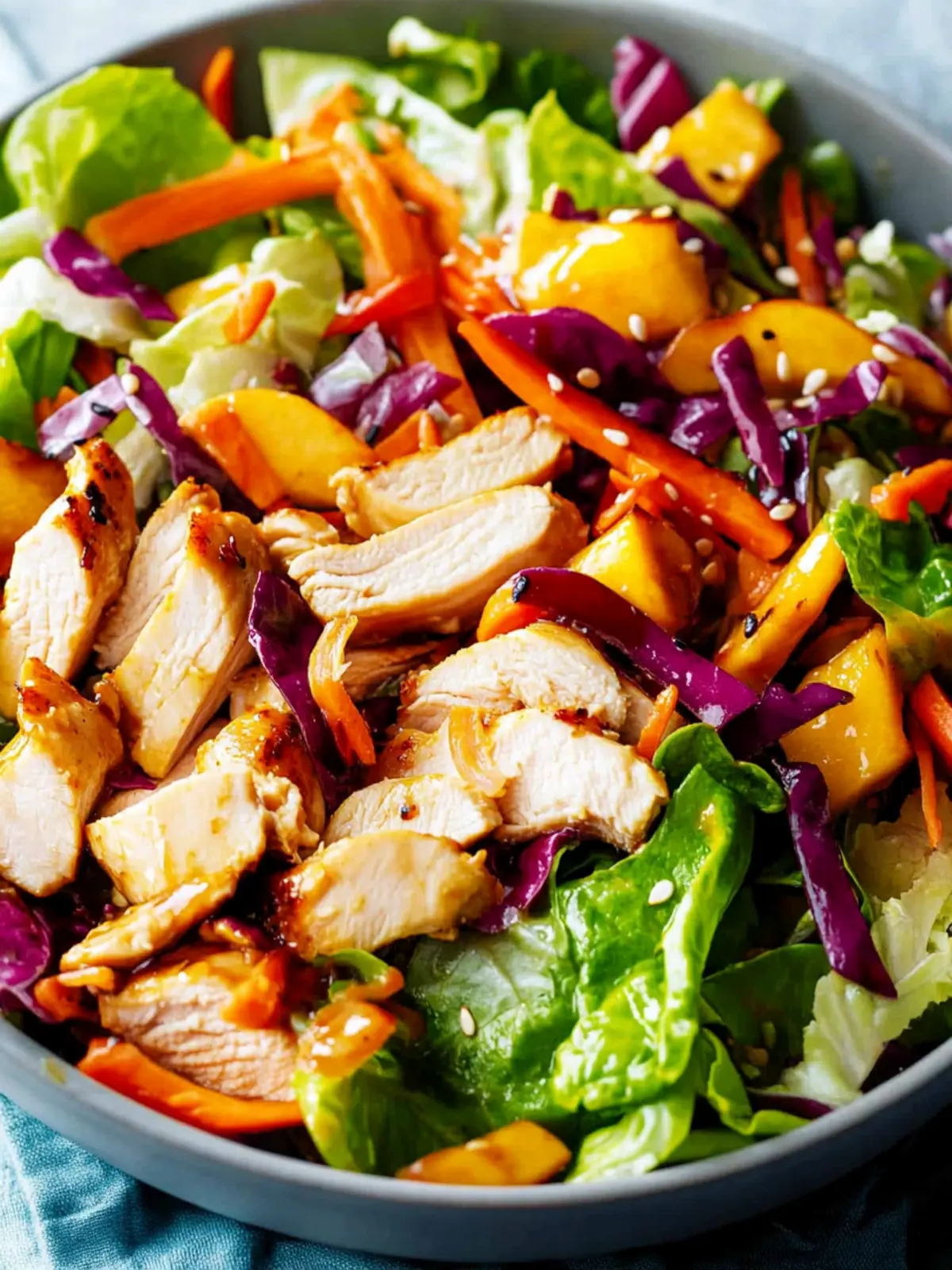 Asian Chicken Salad with Sesame Ginger Vinaigrette Delight 4 Asian Chicken Salad with Sesame Ginger Vinaigrette
