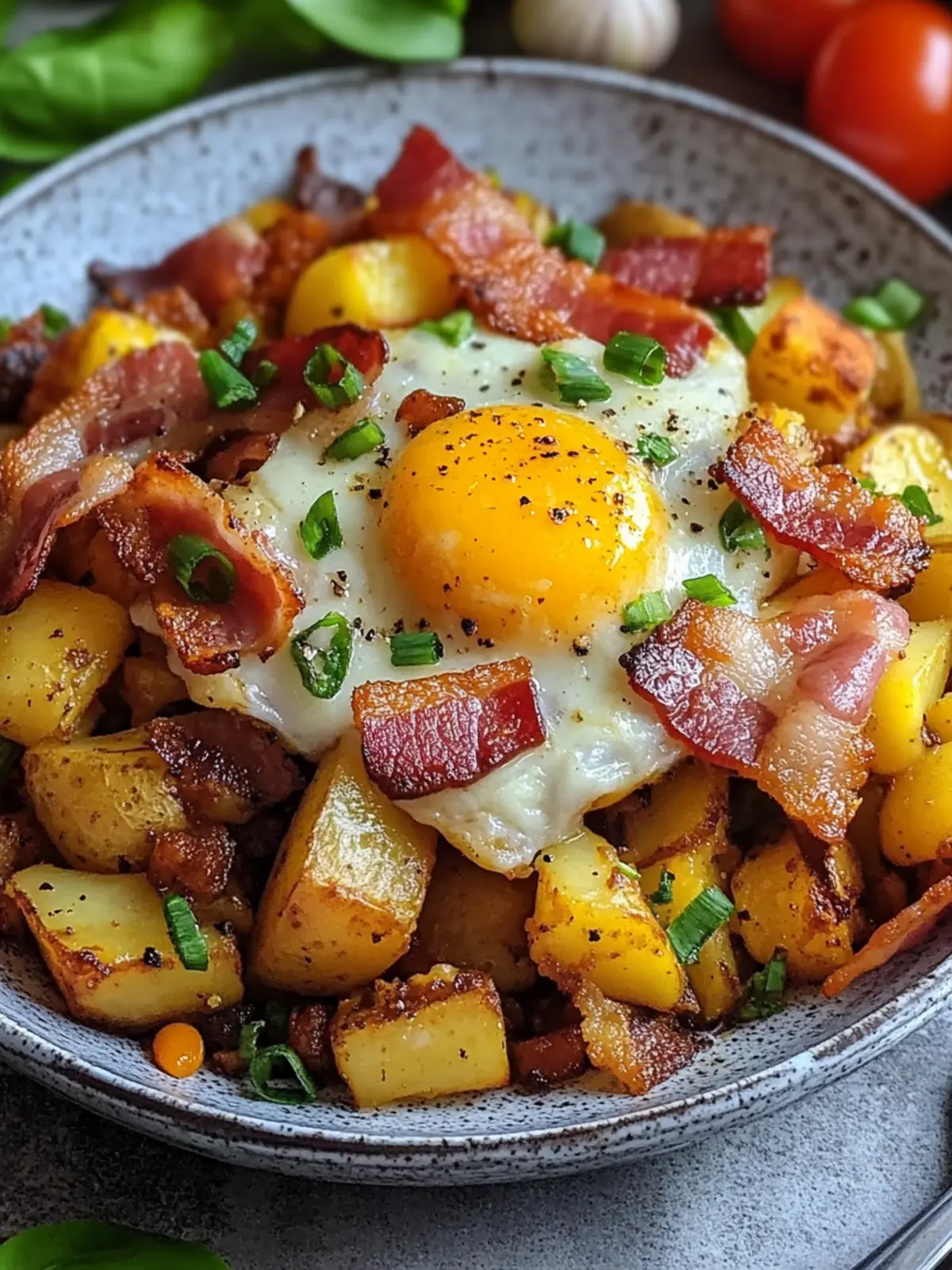 Crispy Loaded Breakfast Hash with Potatoes and Bacon Bliss 3 Crispy Loaded Breakfast Hash with Potatoes and Bacon