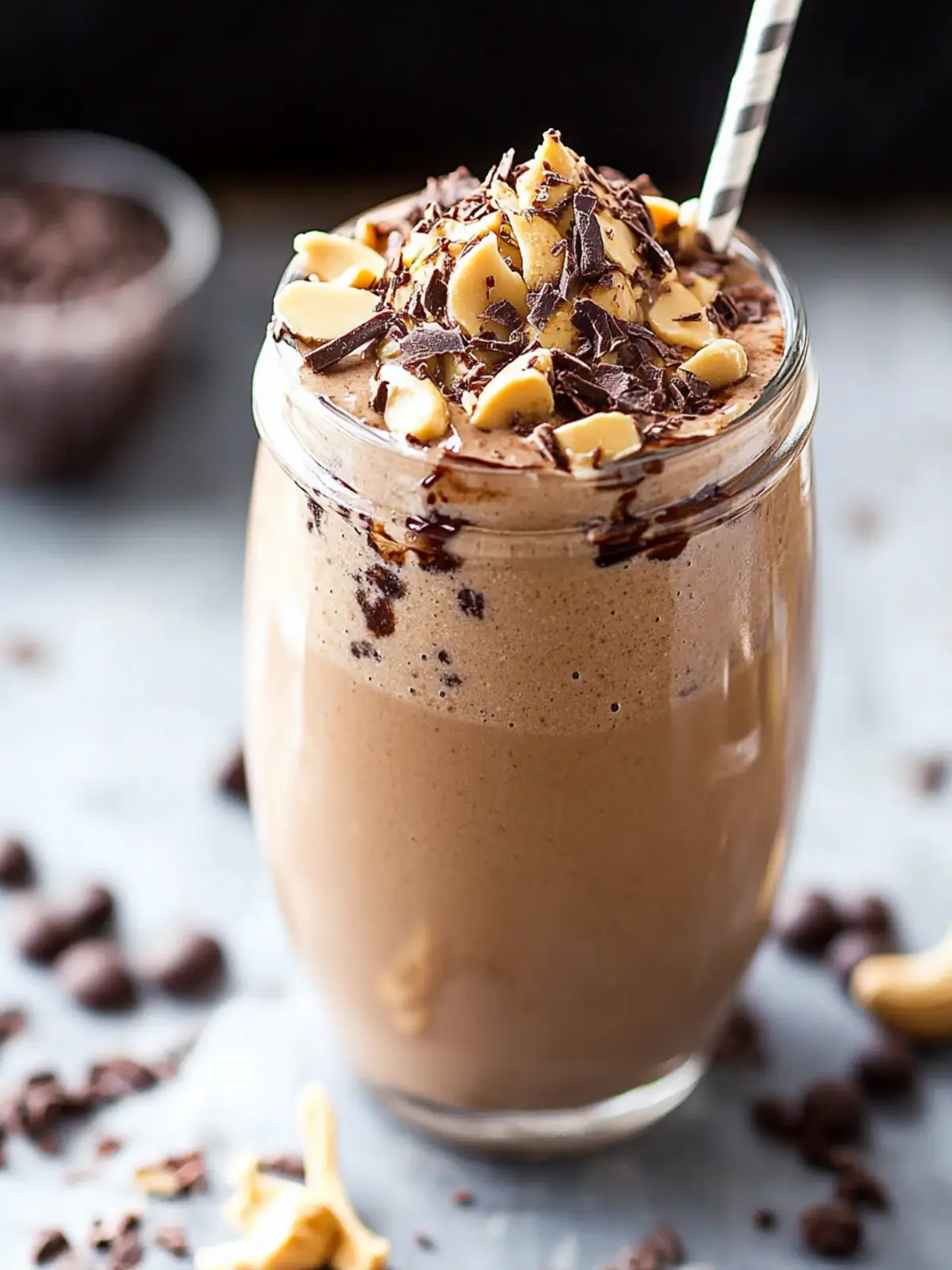 Chocolate Peanut Butter Espresso Smoothie Parfait for Fuel 4 Chocolate Peanut Butter Espresso Smoothie Parfait