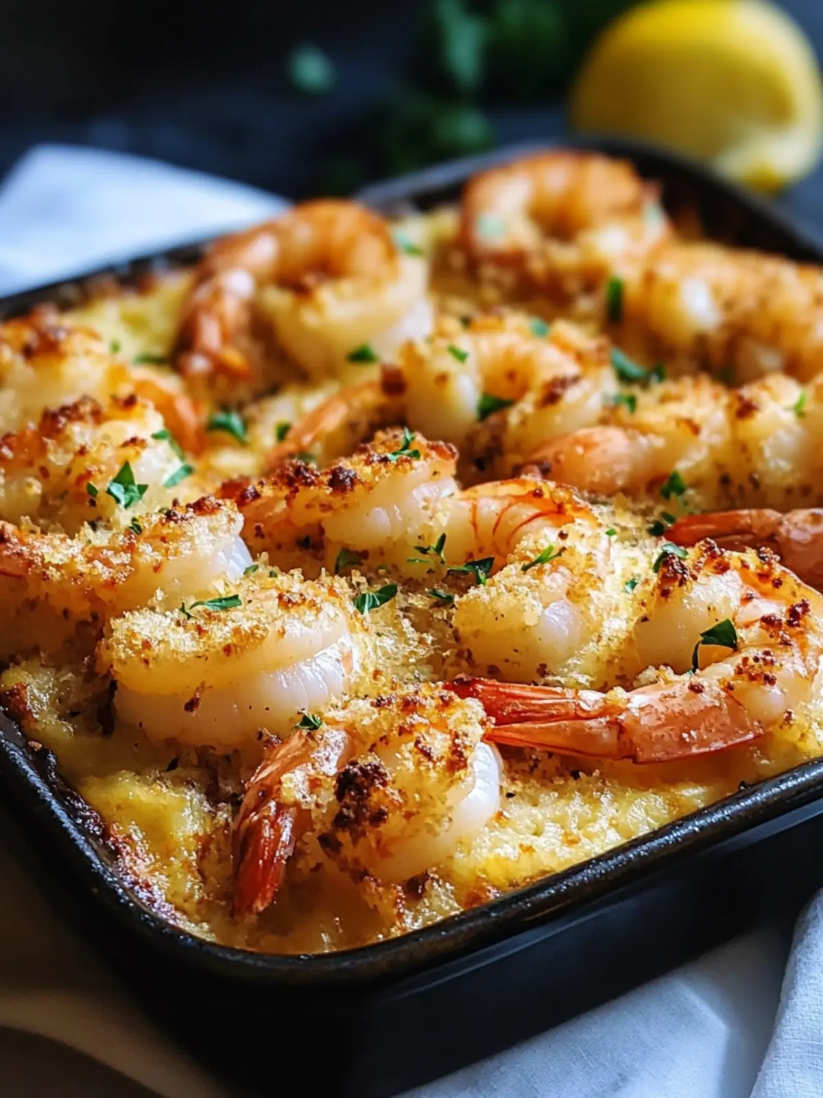 Baked Stuffed Shrimp Casserole: Comfort Food in 40 Minutes 5 Baked Stuffed Shrimp Casserole