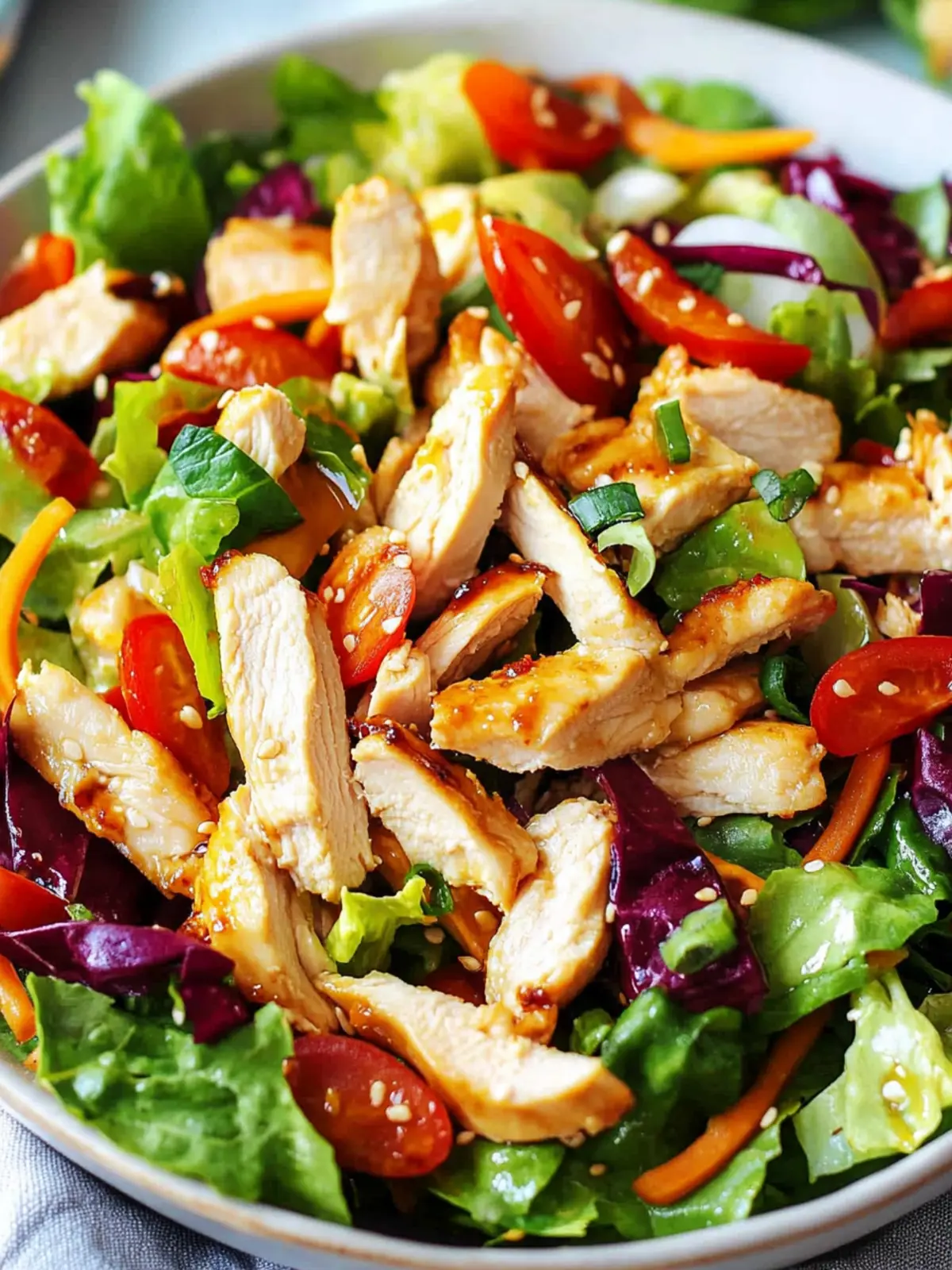 Asian Chicken Salad with Sesame Ginger Vinaigrette Delight 5 Asian Chicken Salad with Sesame Ginger Vinaigrette